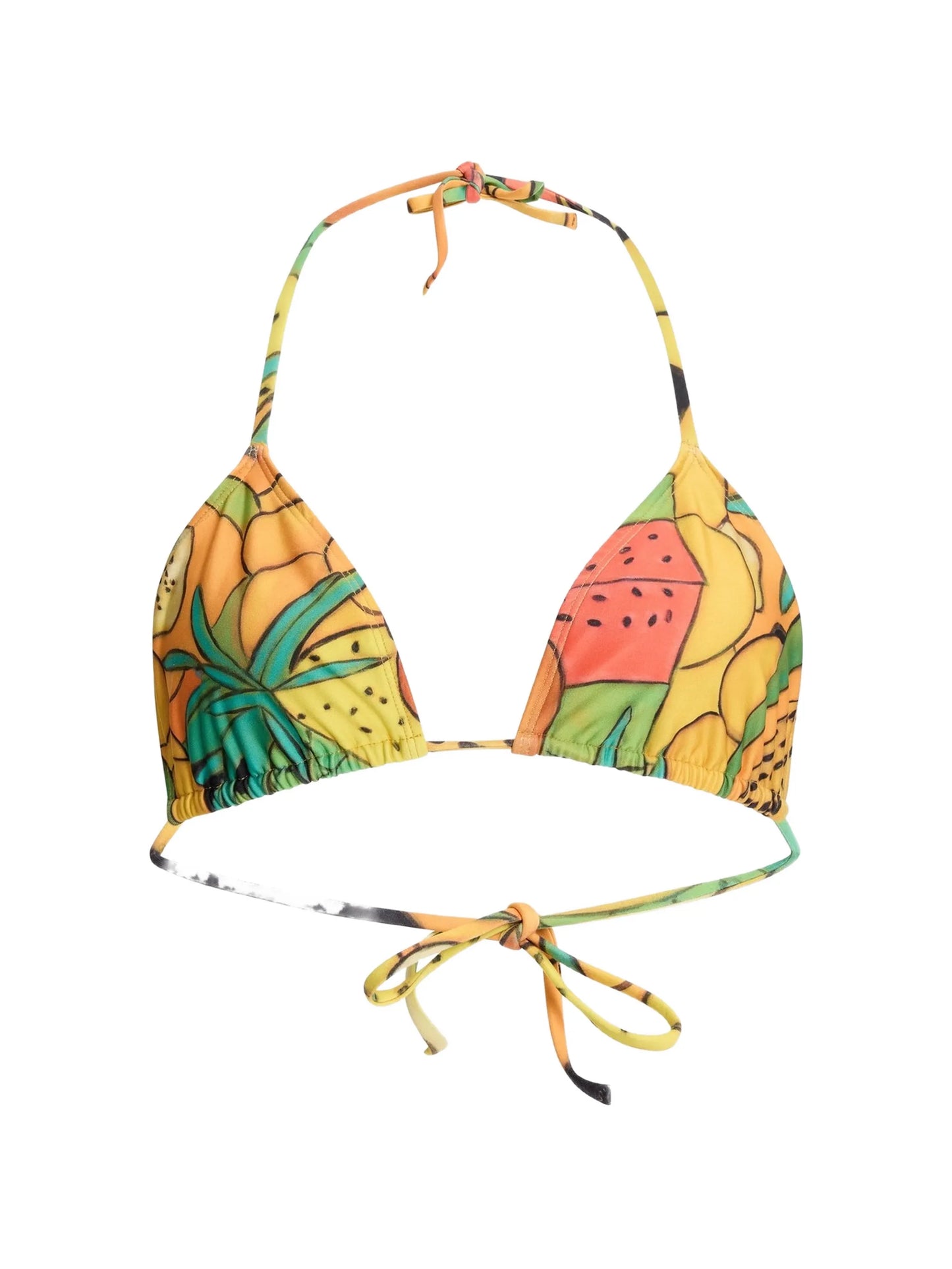 Frutas triangle bikini top