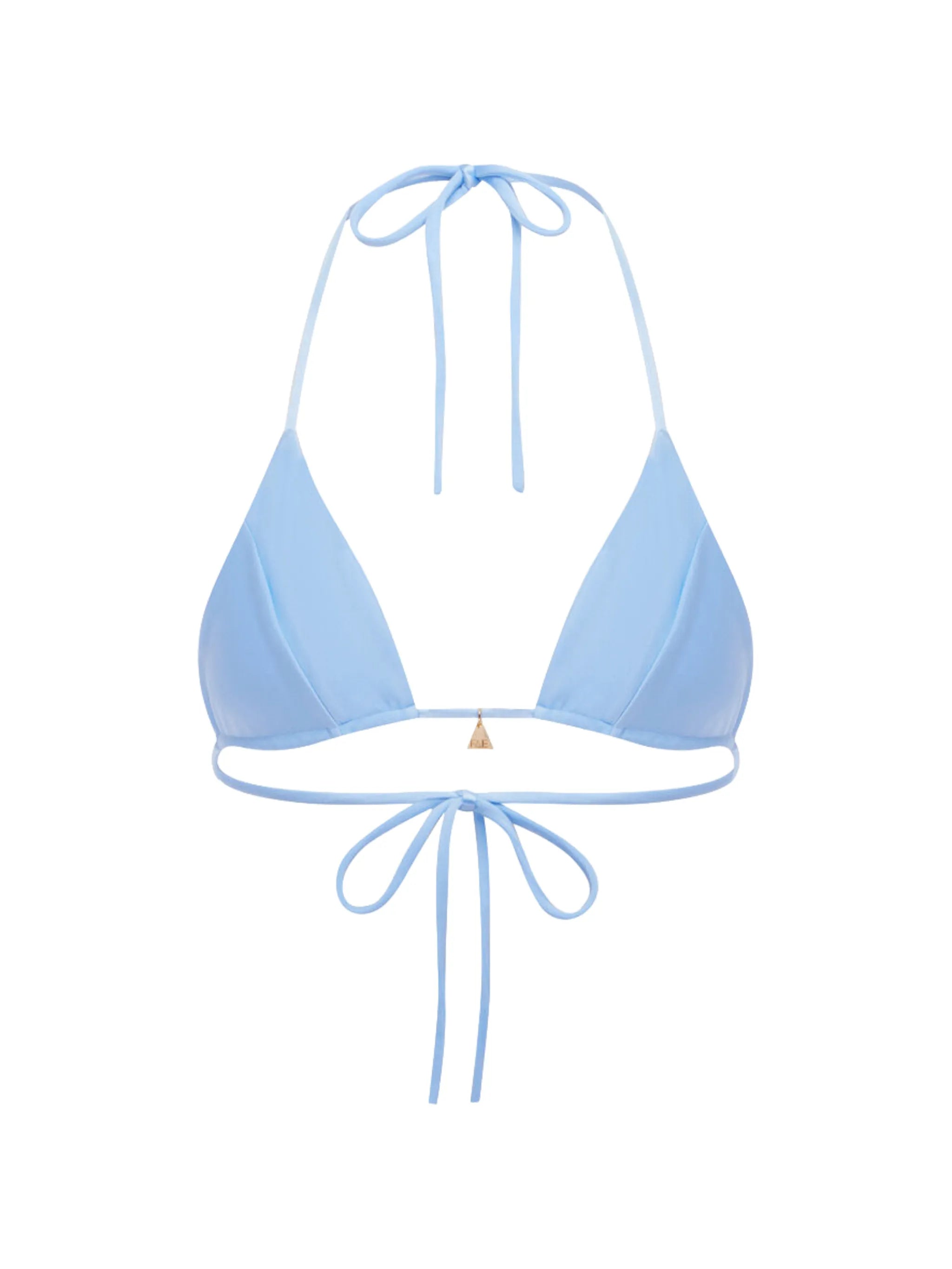 Honey tie-fastening bikini top