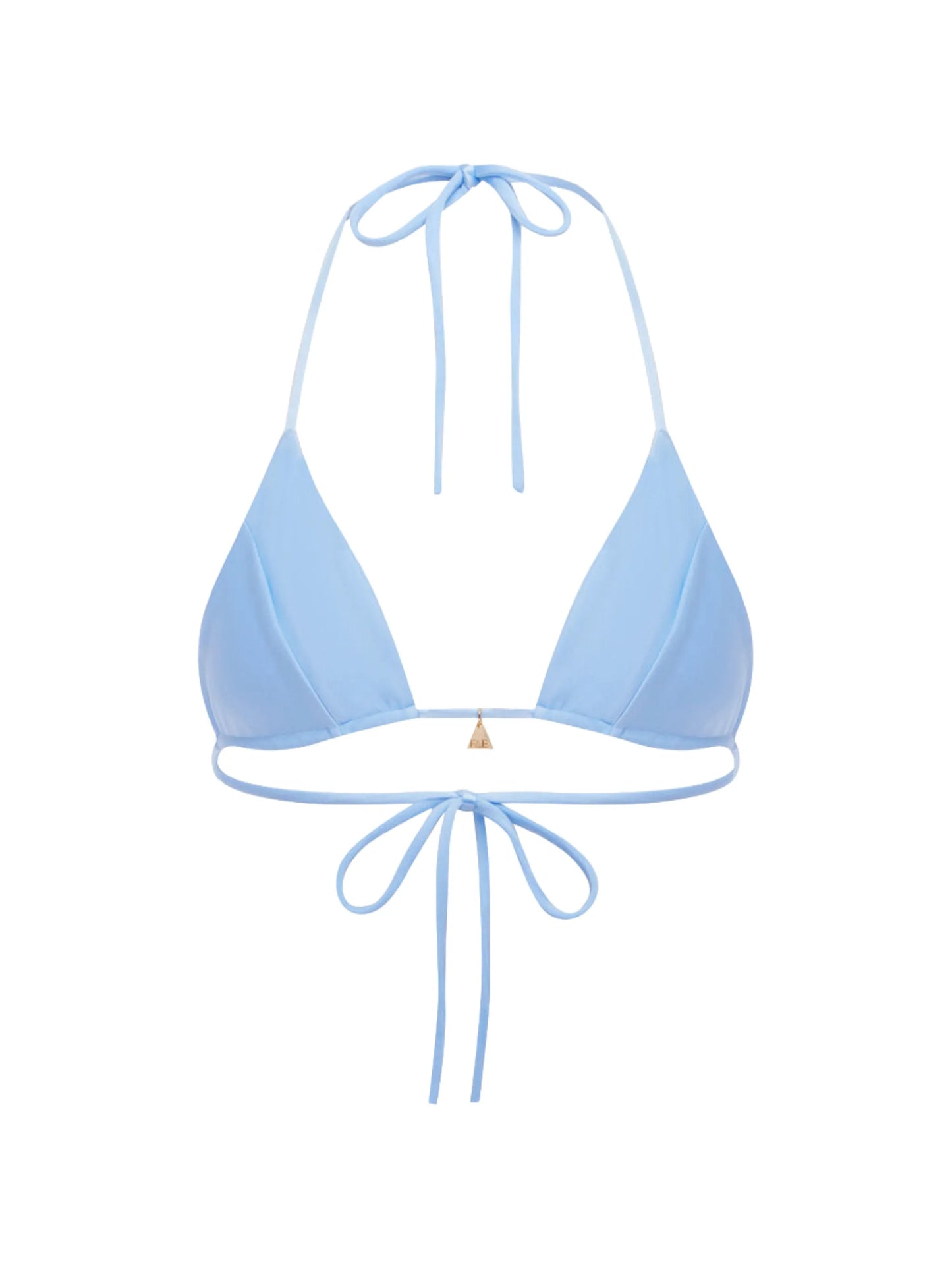 Honey tie-fastening bikini top