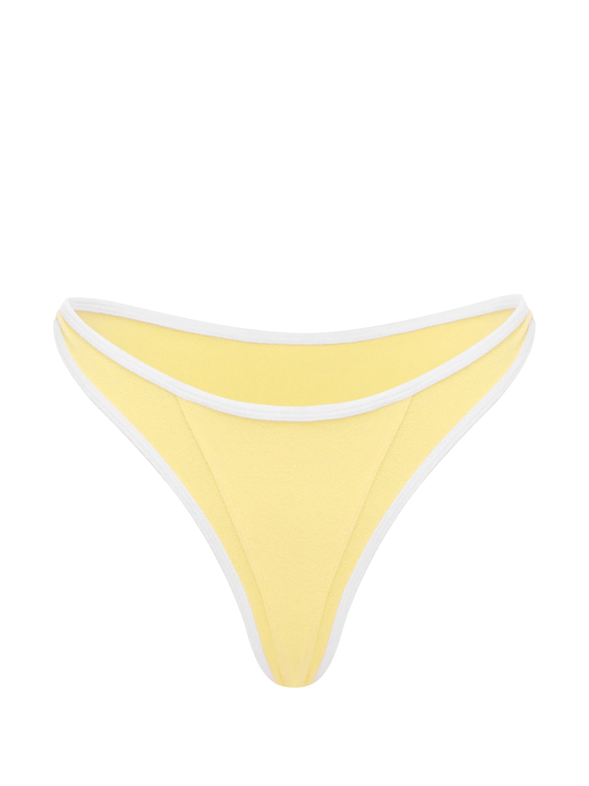 Hailey piped bikini bottoms