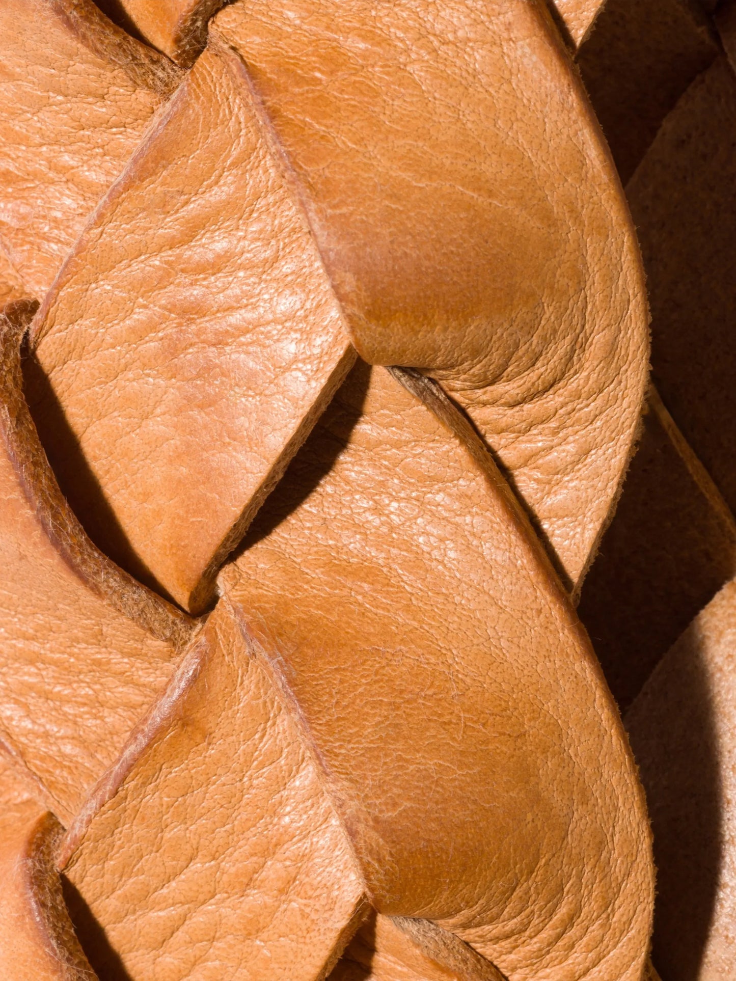 braided leather belt