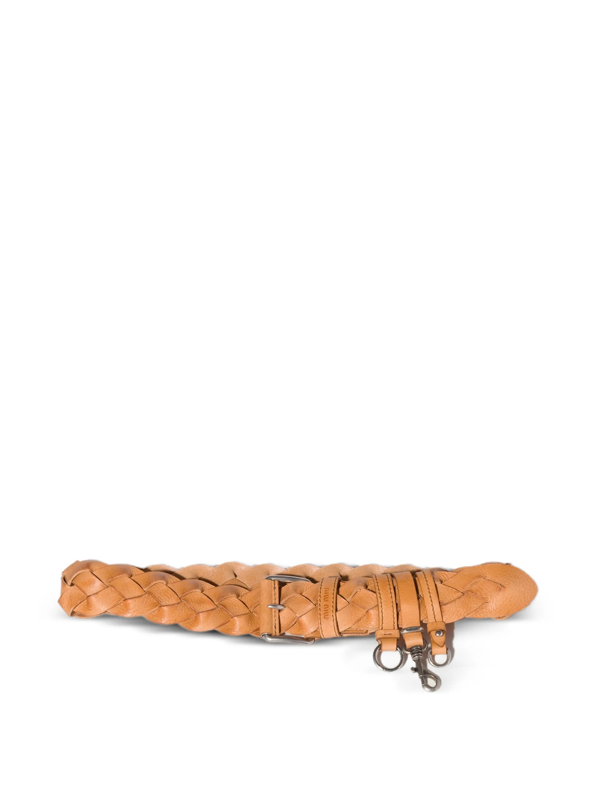 braided leather belt