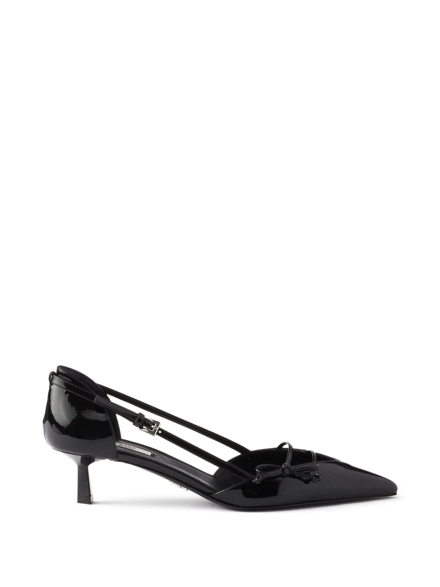 bow pointed-toe heeled pumps