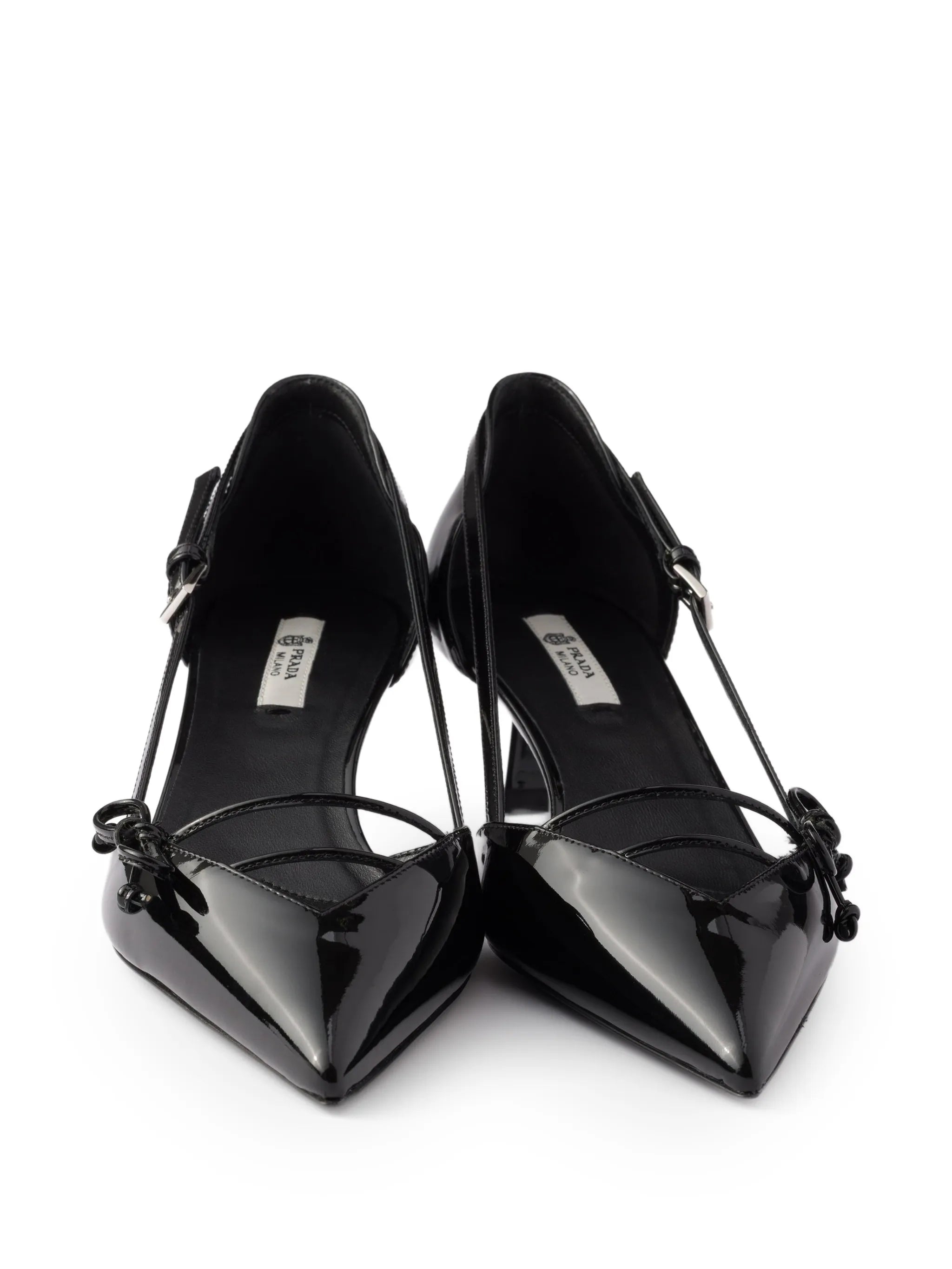 bow-detail pointed-toe pumps