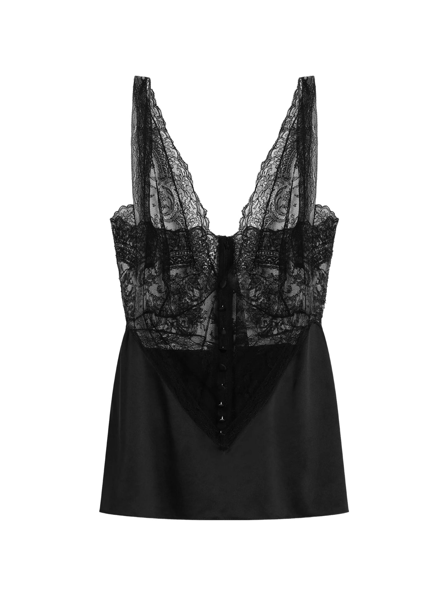 lace-detail top