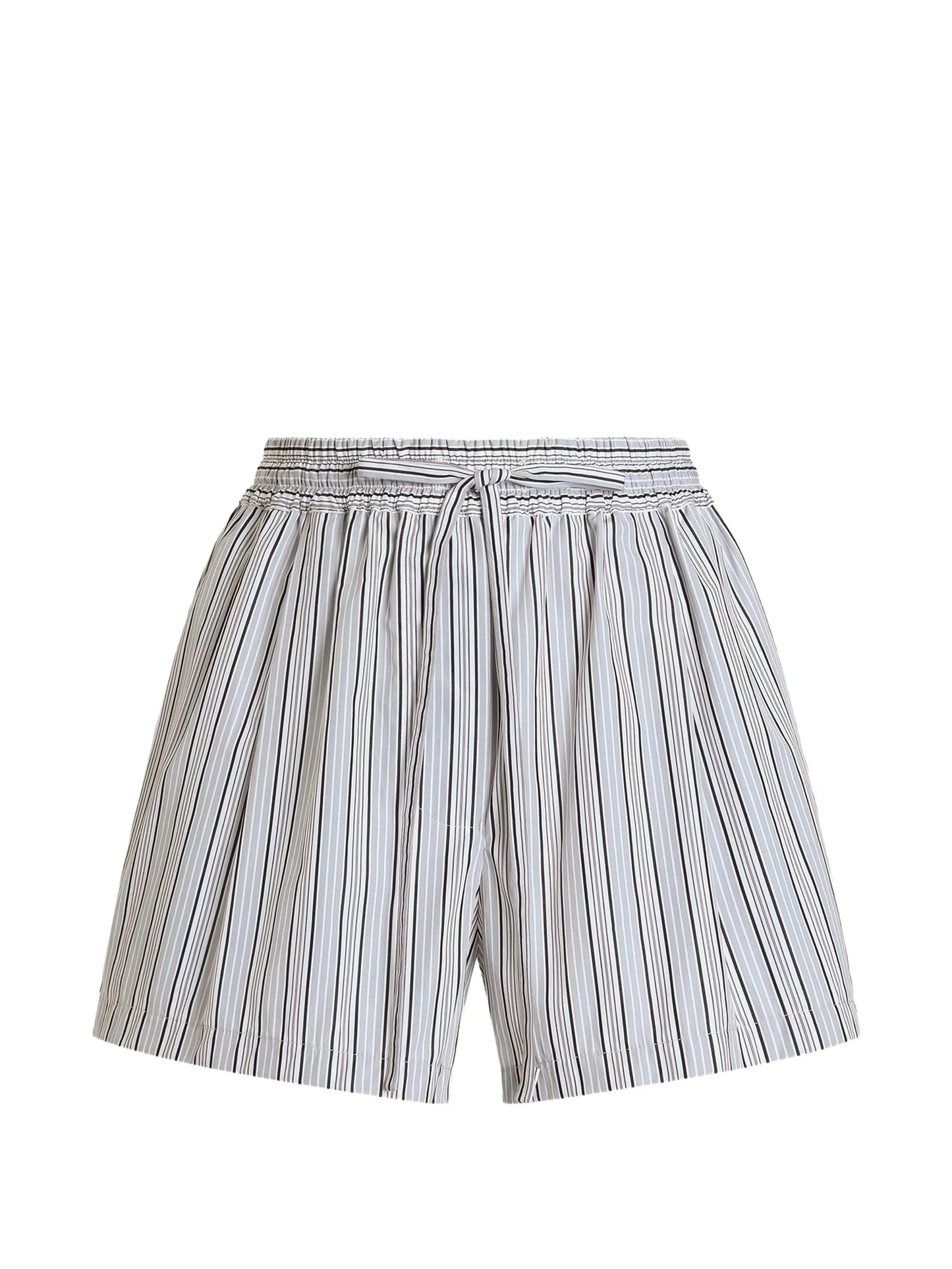 striped drawstring-waistband shorts