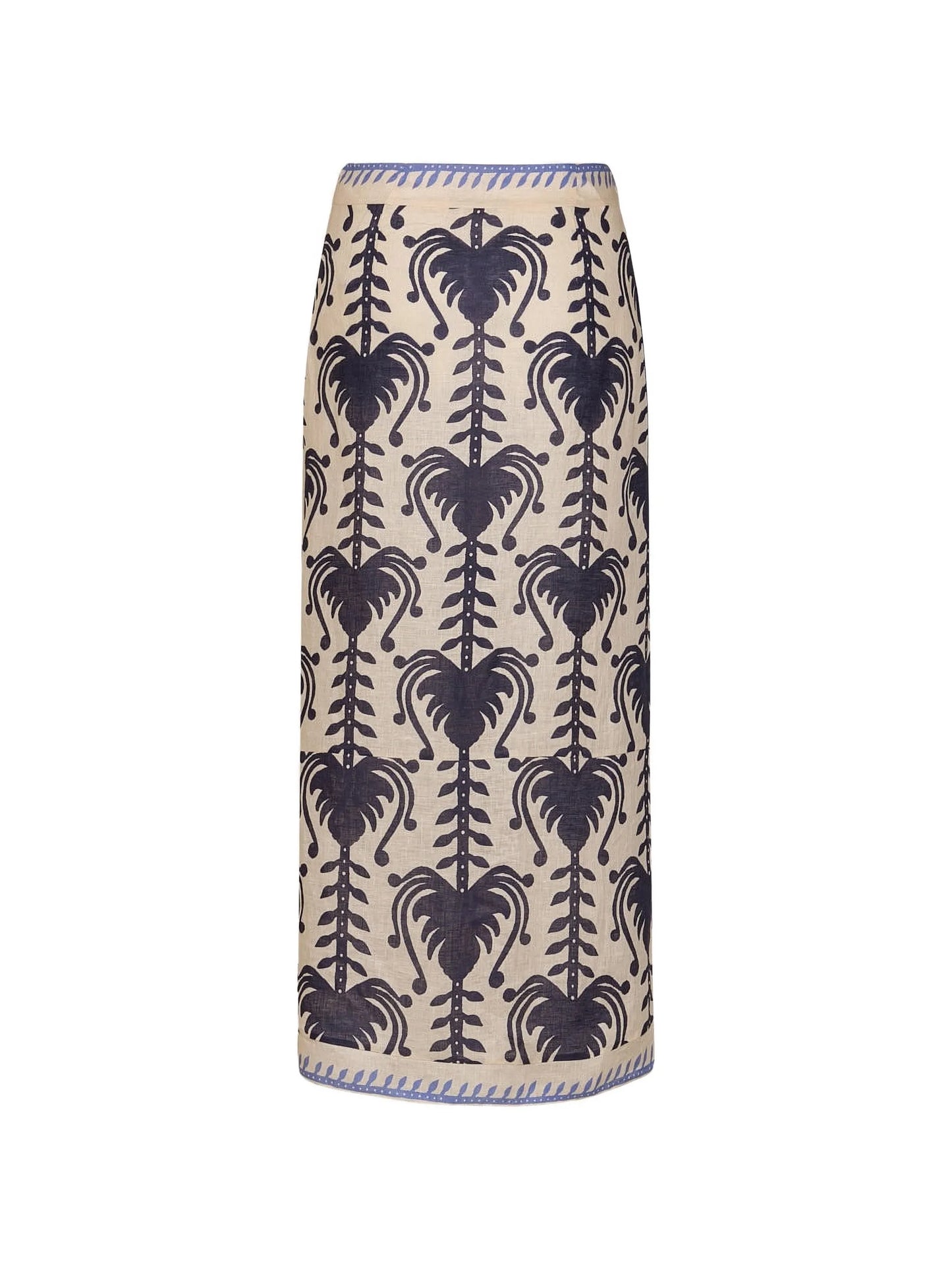Deep Blue Sea midi skirt