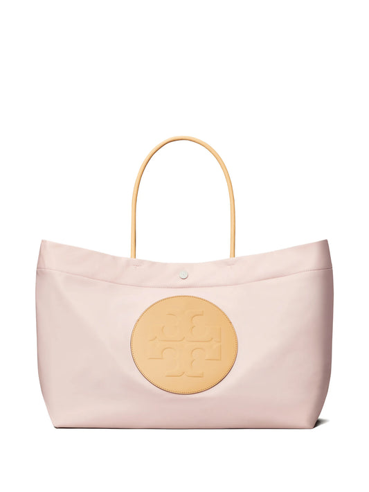 logo-appliqué tote bag