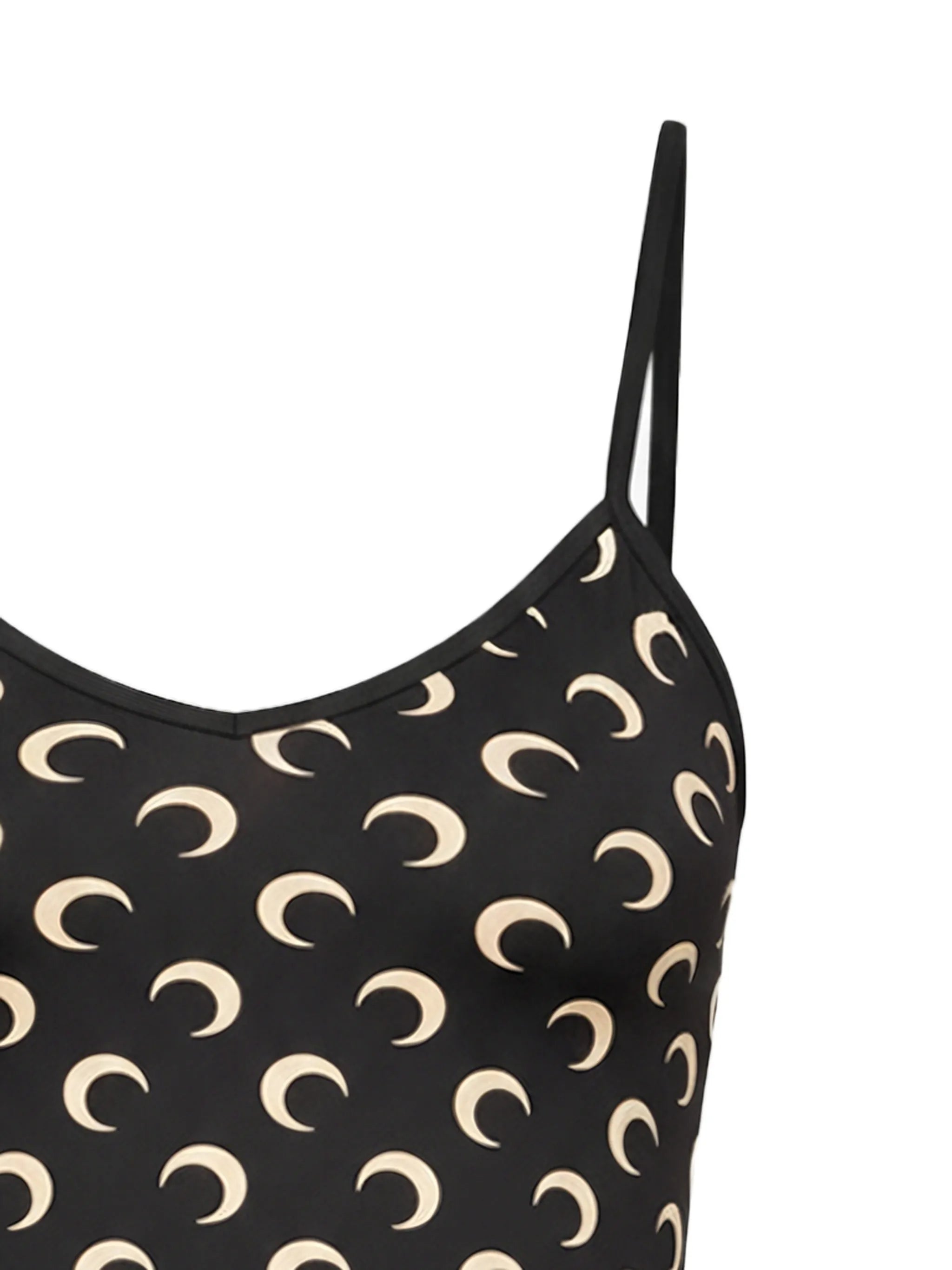 Moon-print tank top