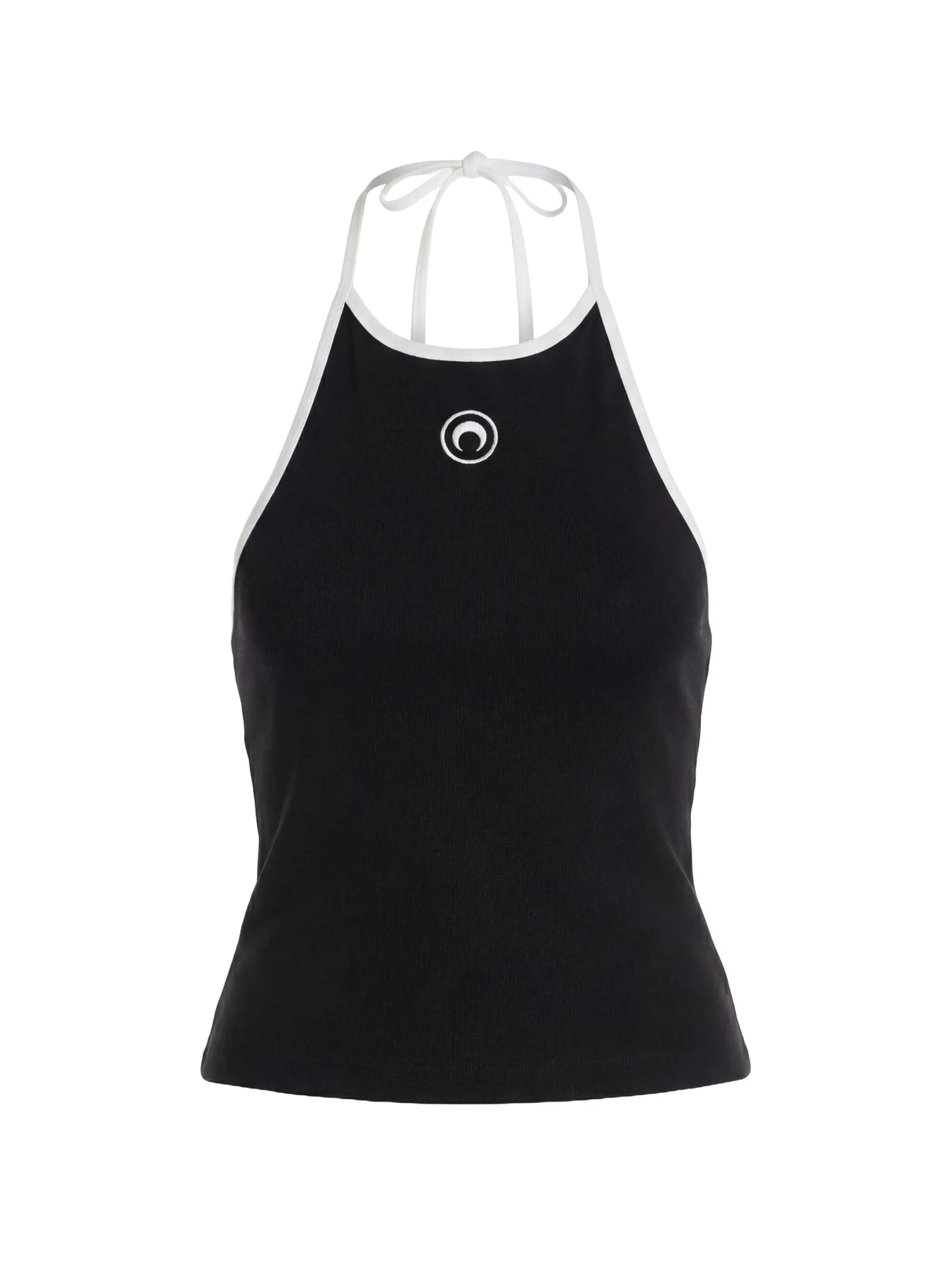 moon logo halter top