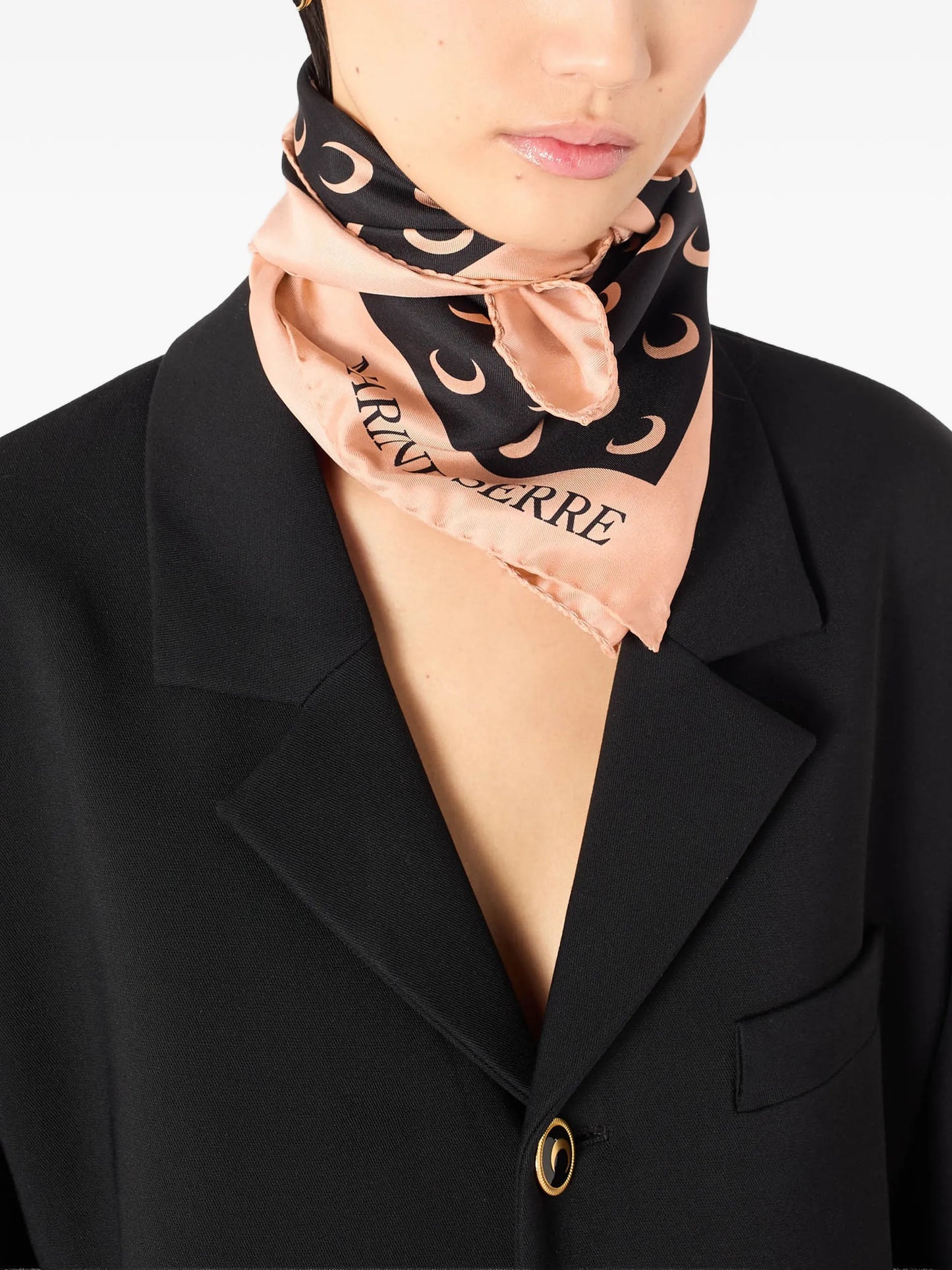 Moon silk scarf