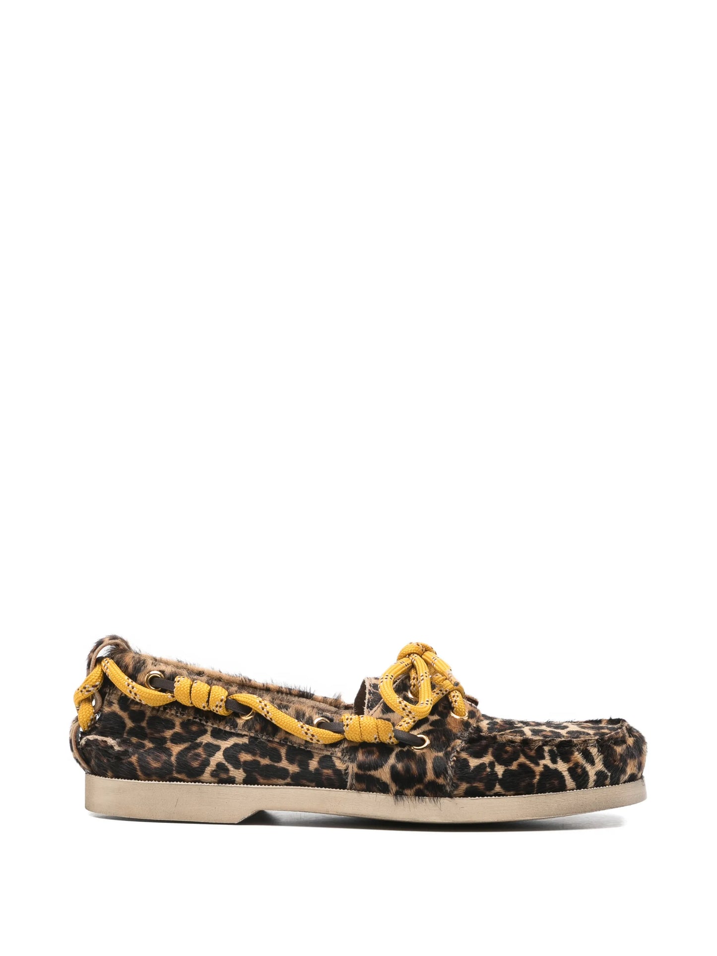 Cruise loafers in leopard-print pony skin