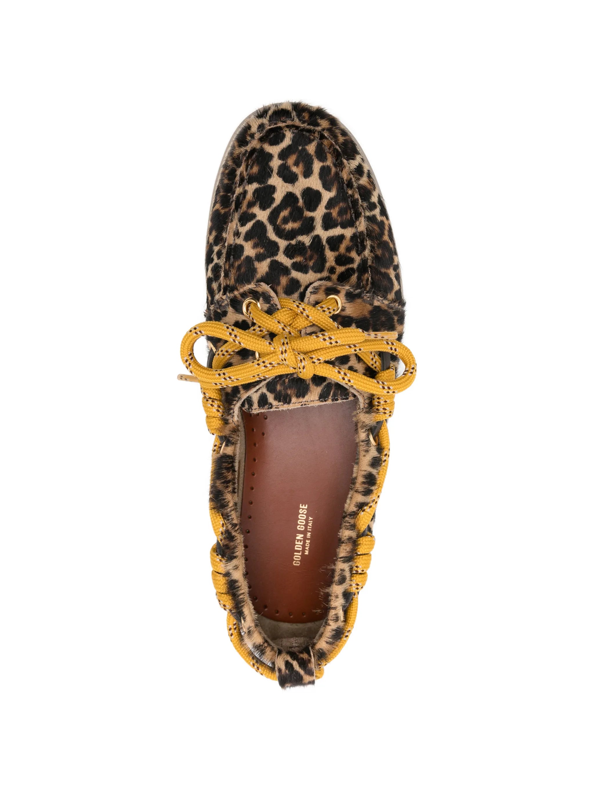 Cruise loafers in leopard-print pony skin