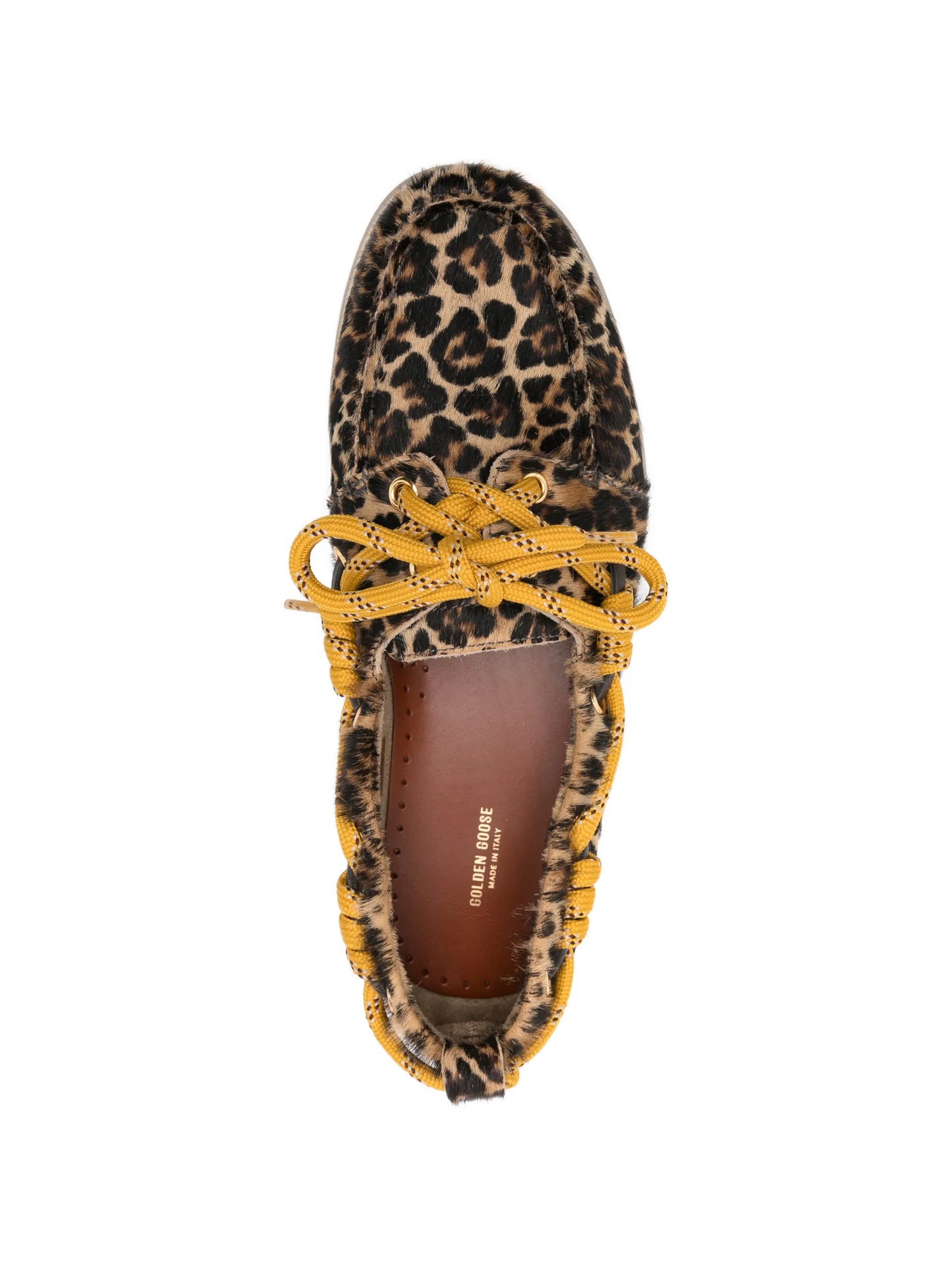 Cruise loafers in leopard-print pony skin