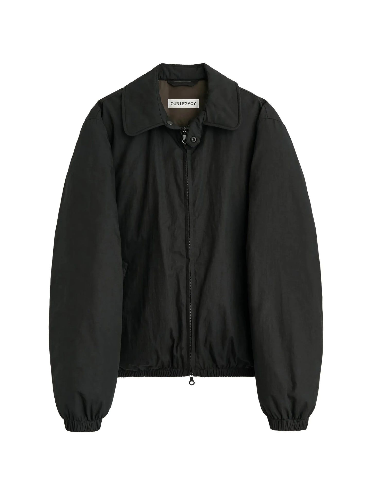 collared puffa jacket