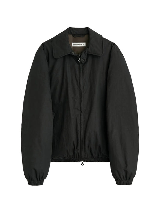 collared puffa jacket