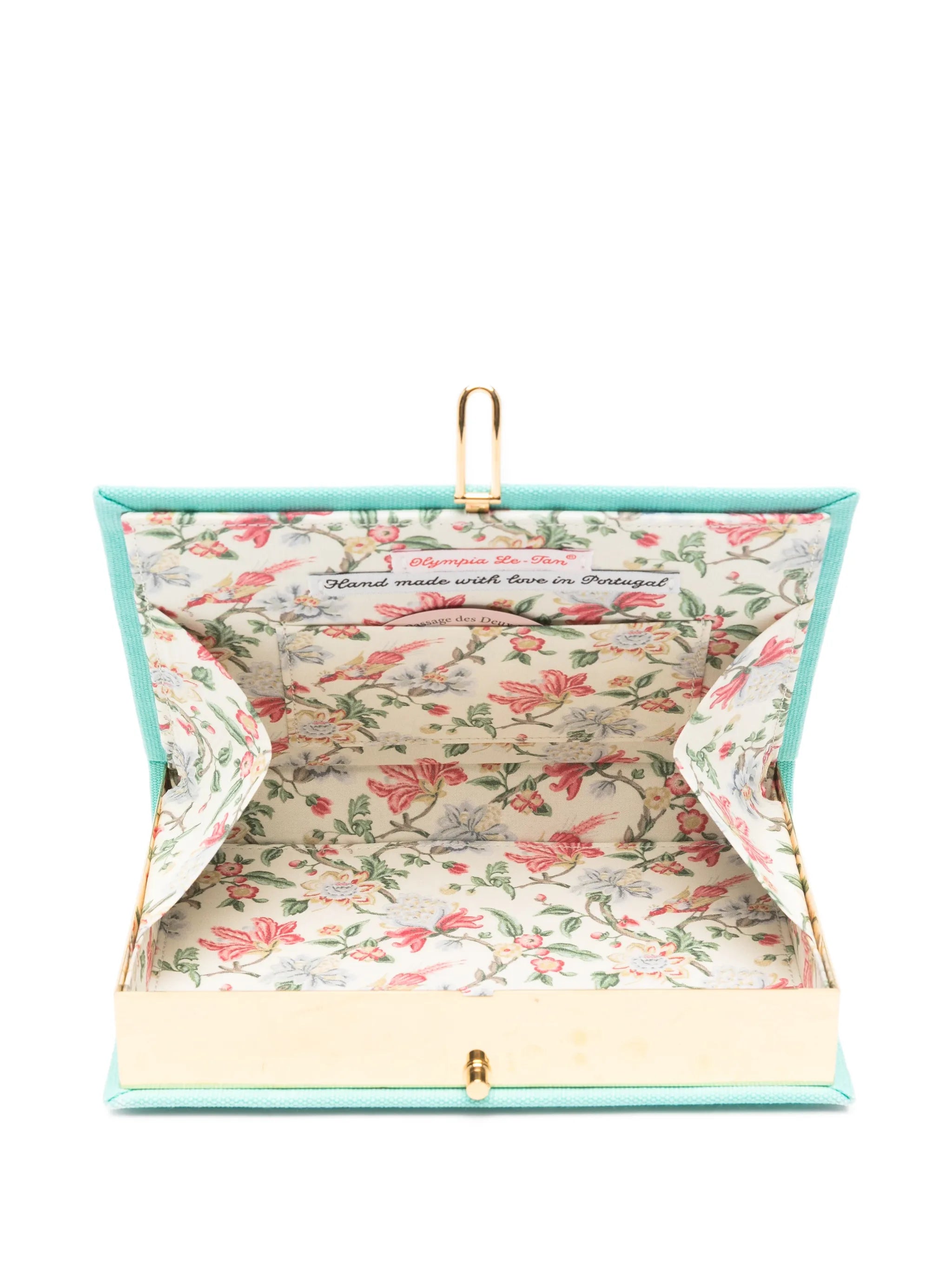 Breakfast at Tiffany's embroidered clutch bag