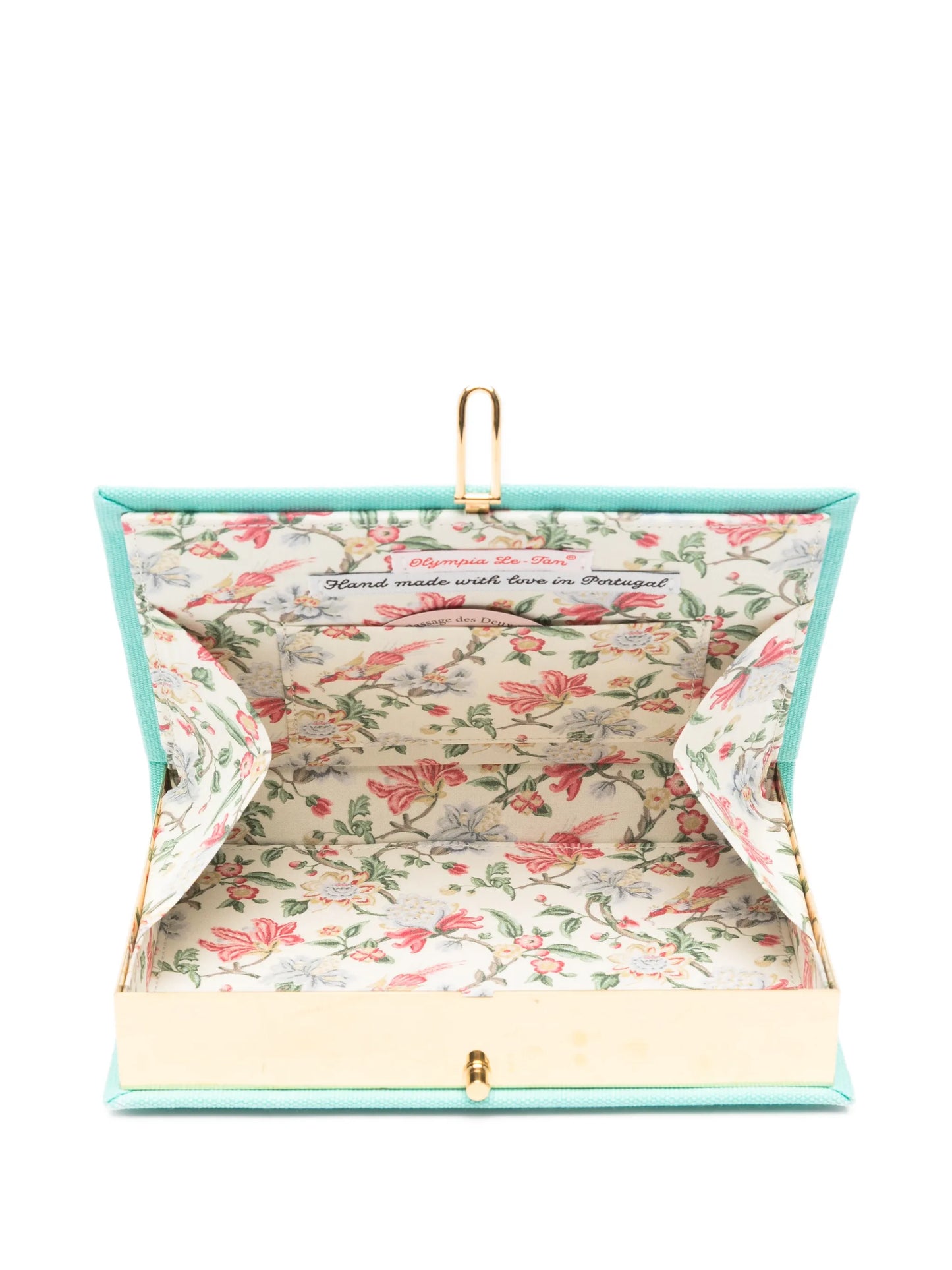 Breakfast at Tiffany's embroidered clutch bag