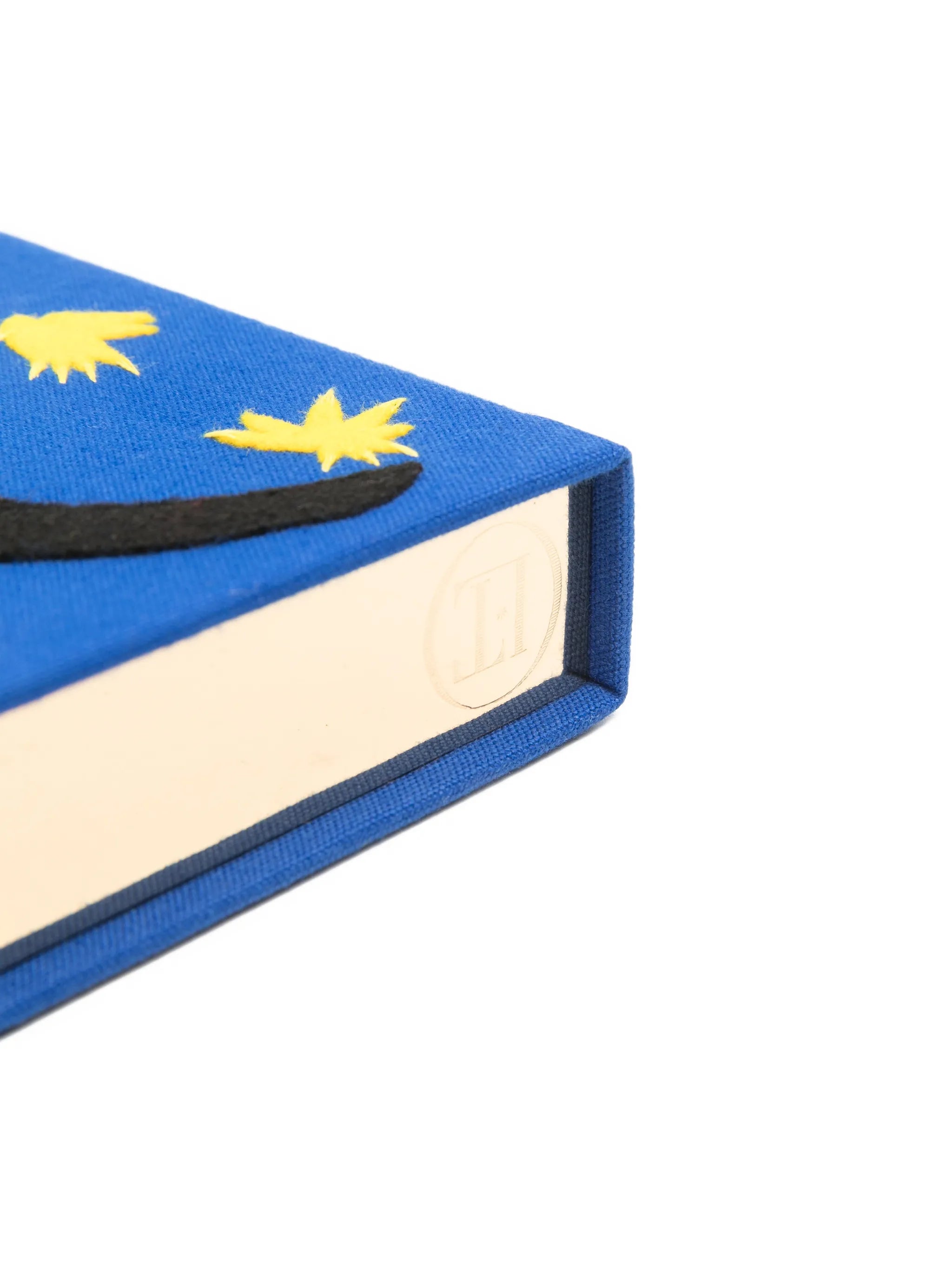 Icarus appliqué clutch bag