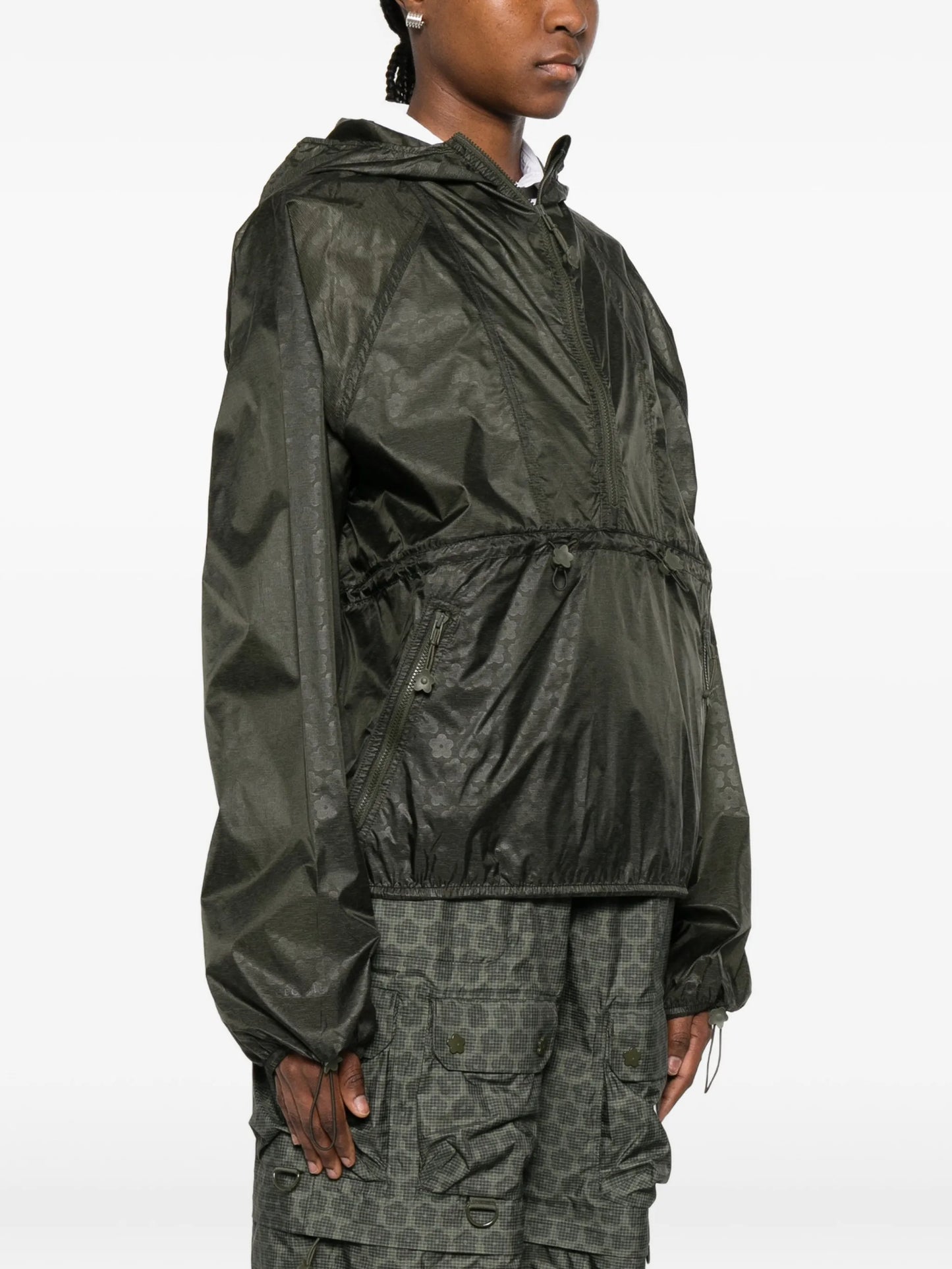 X The North Face hooded floral-print jacket