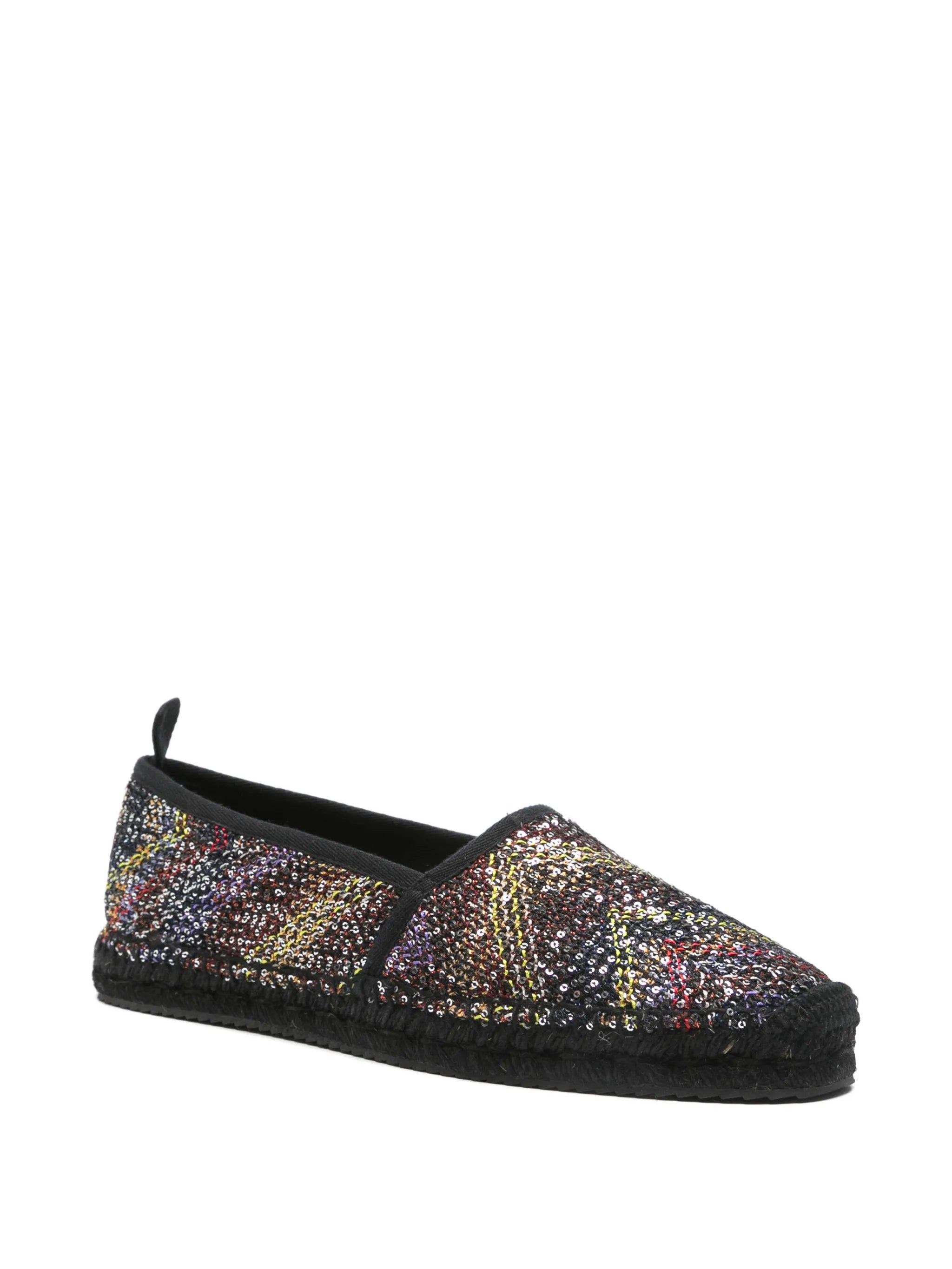 sequin-embellished espadrilles