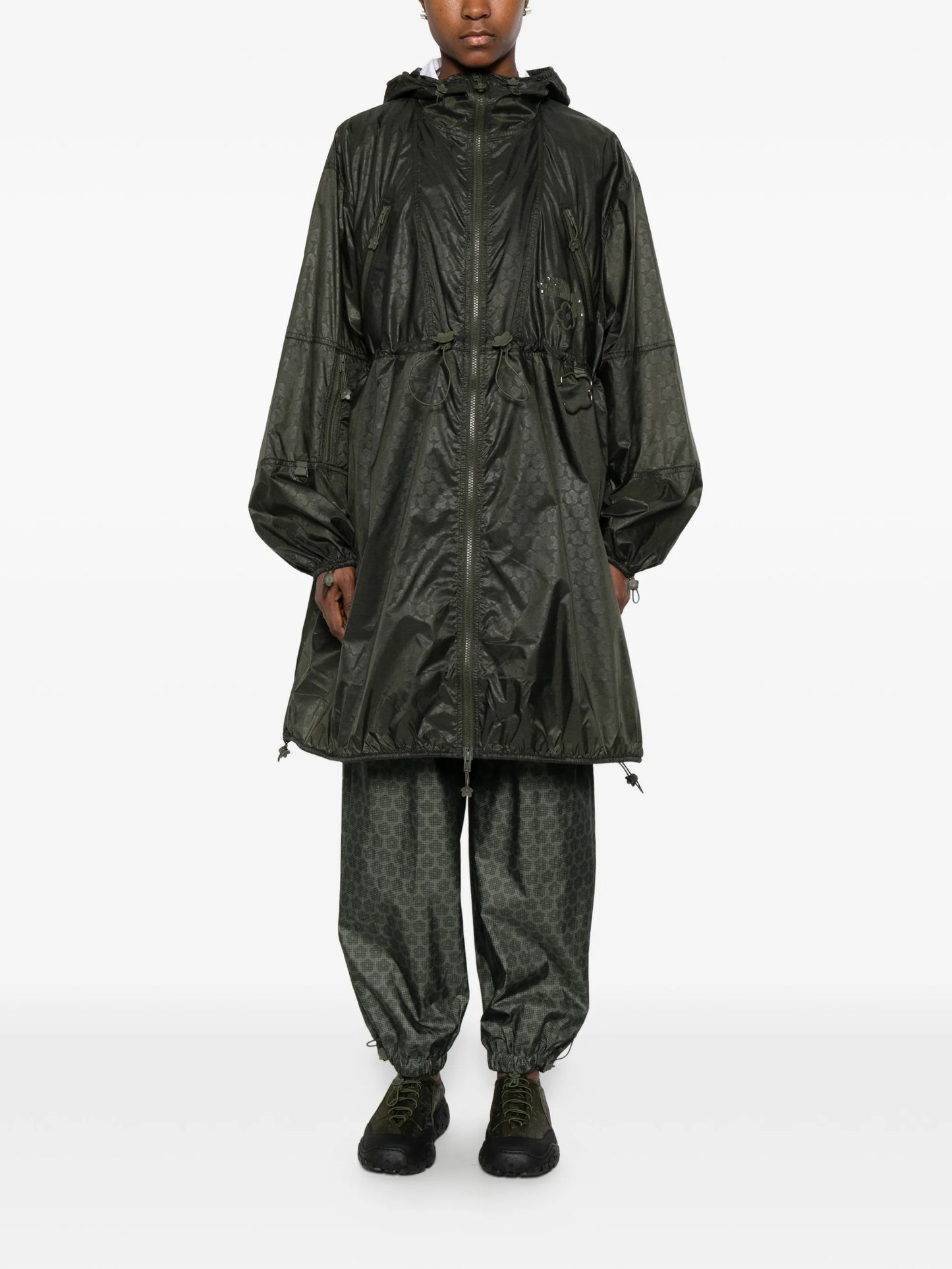 x The North Face flower-print coat
