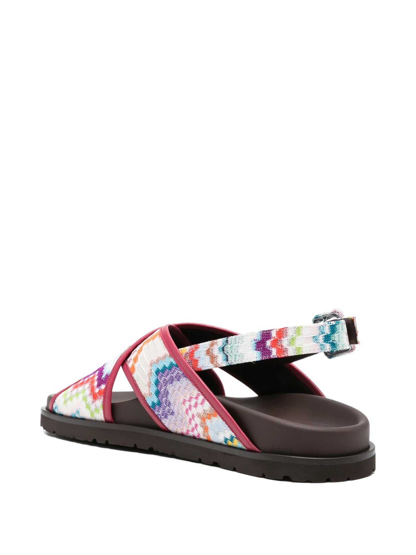 zigzag strap sandals
