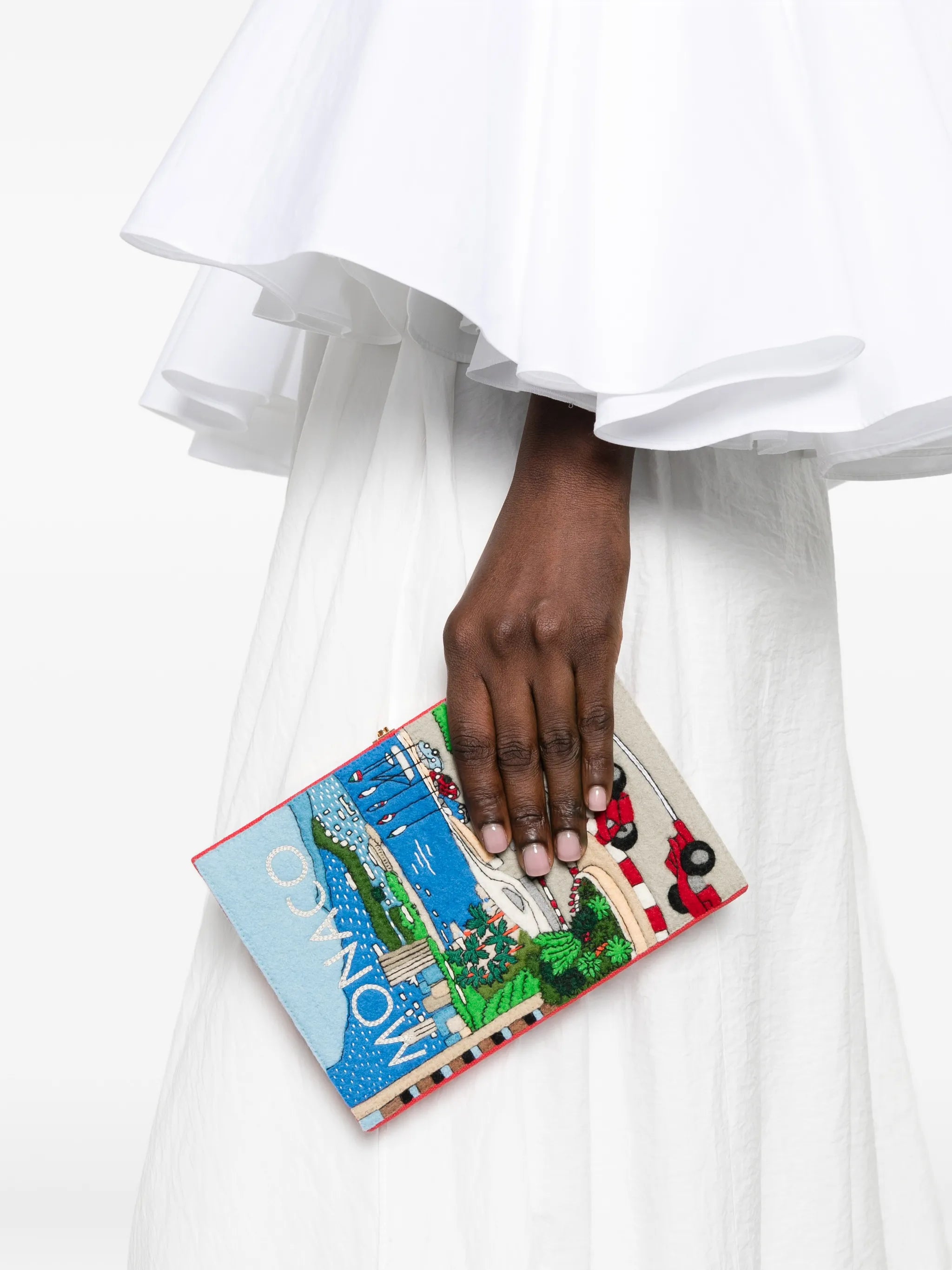 Monaco Grand Prix clutch bag
