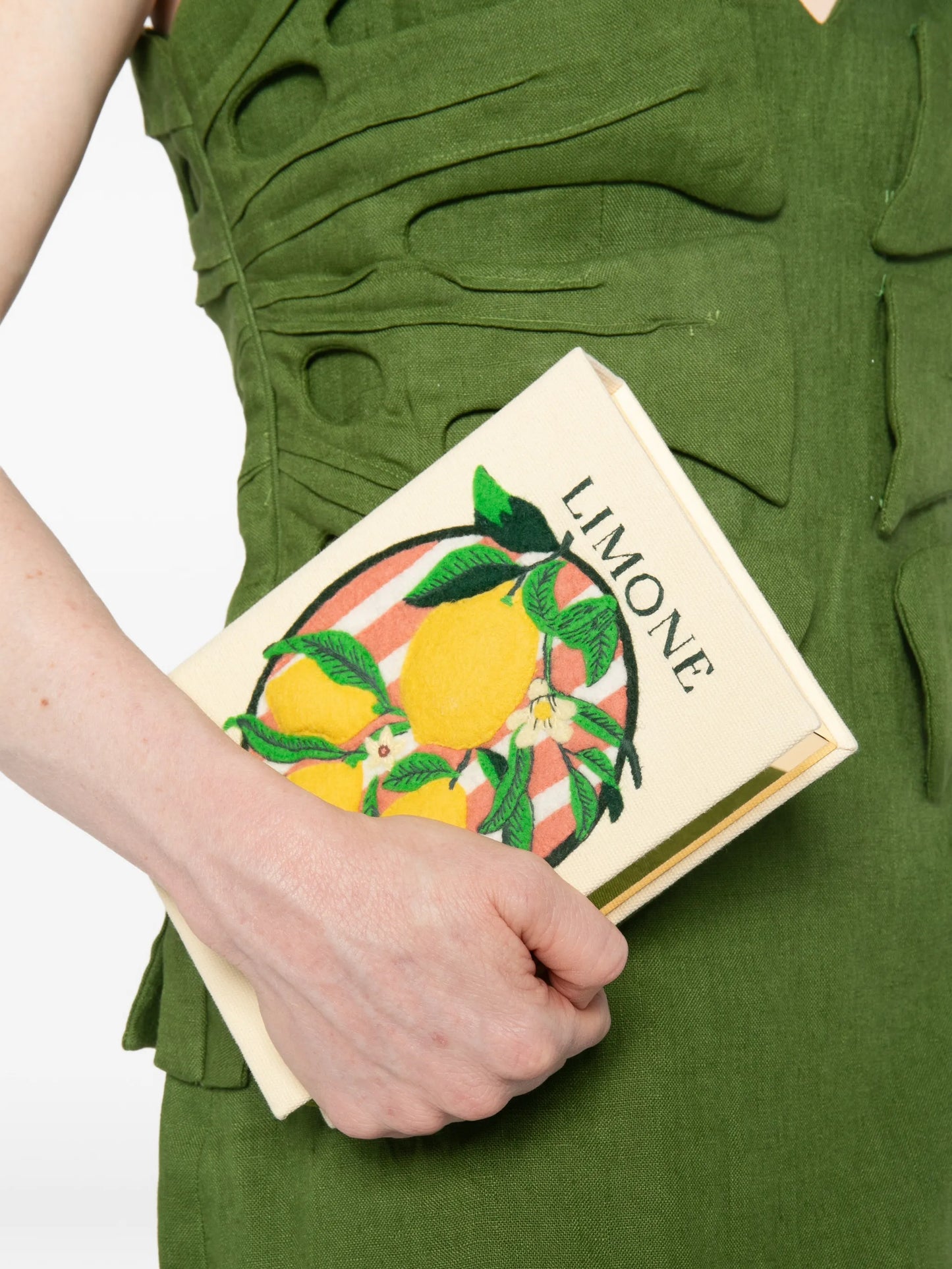 Aroma D'Italia embroidered clutch bag