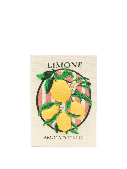 Aroma D'Italia embroidered clutch bag