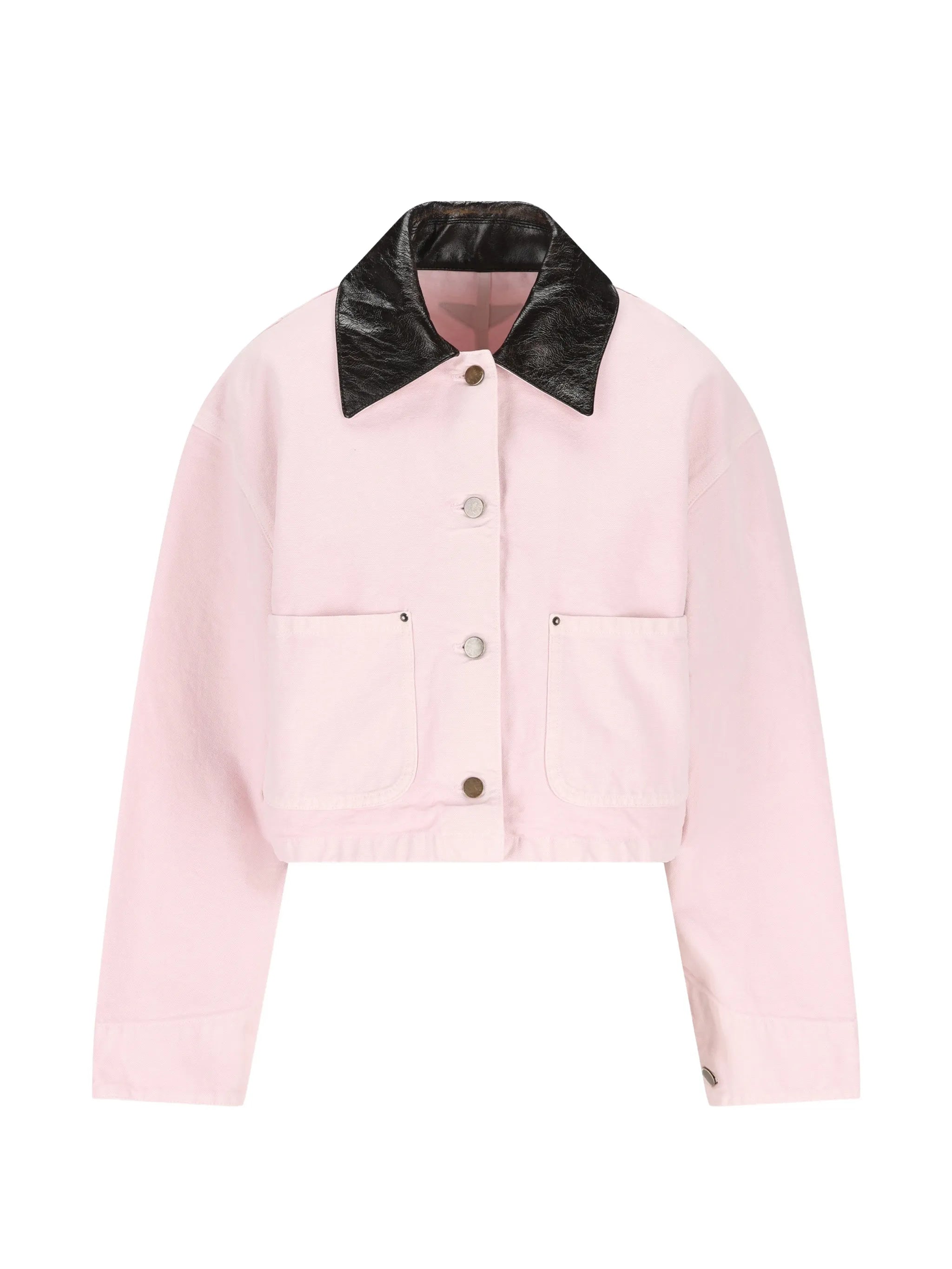 patch-pocket cropped jacket