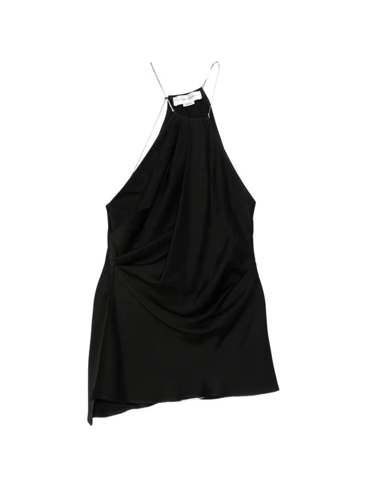 halterneck sleeveless blouse