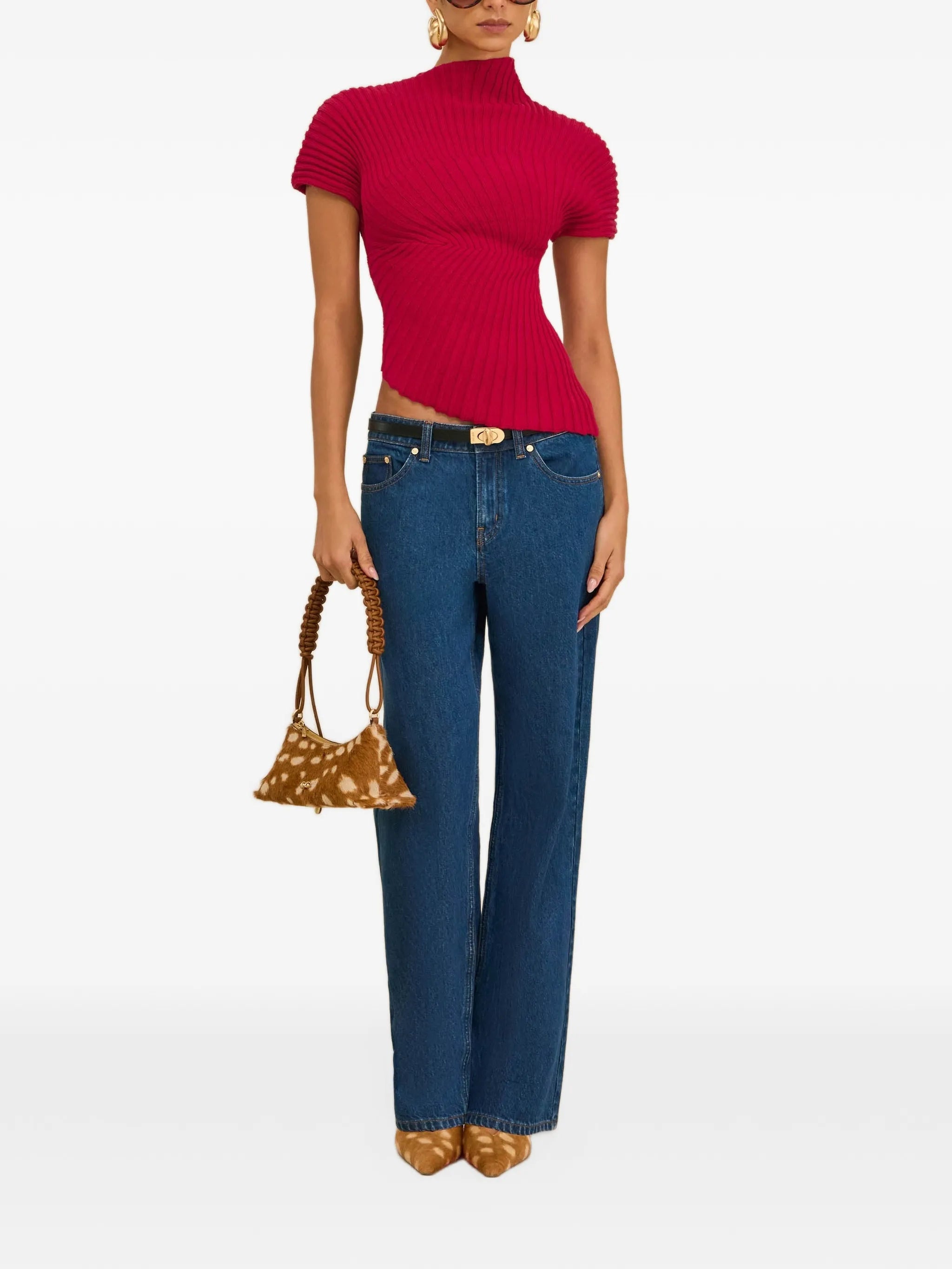 Annemie ribbed top
