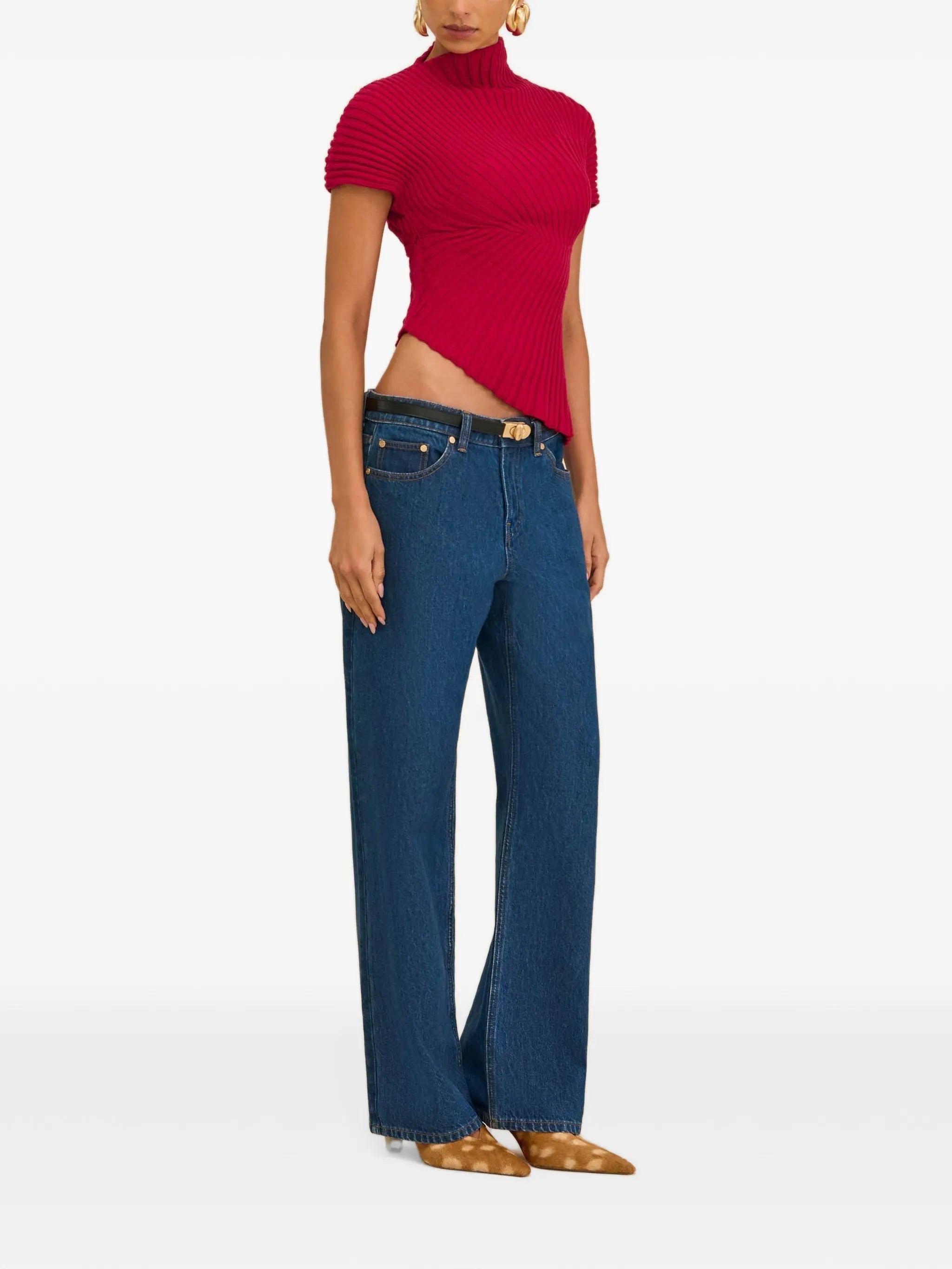 Annemie ribbed top