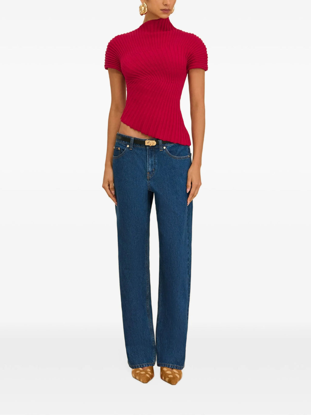 Annemie ribbed top