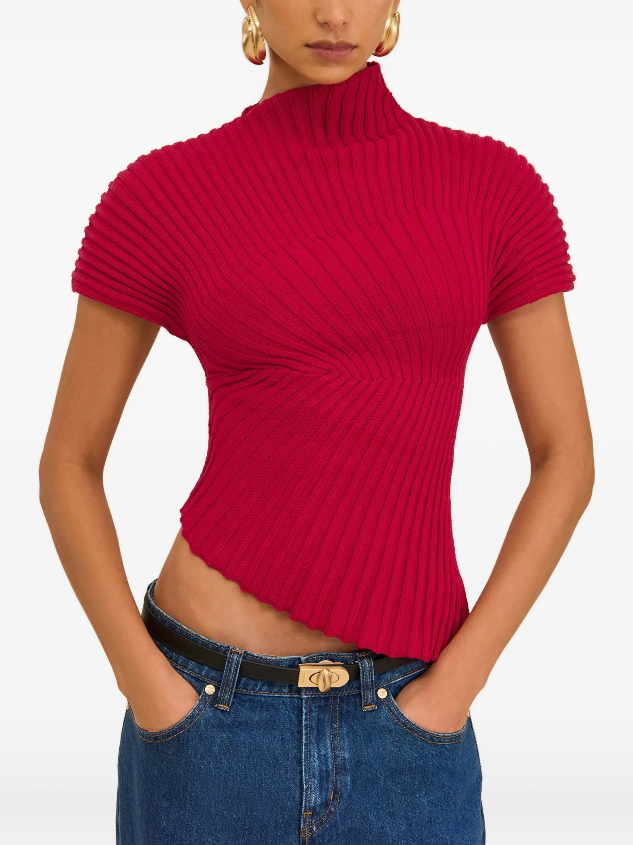Annemie ribbed top