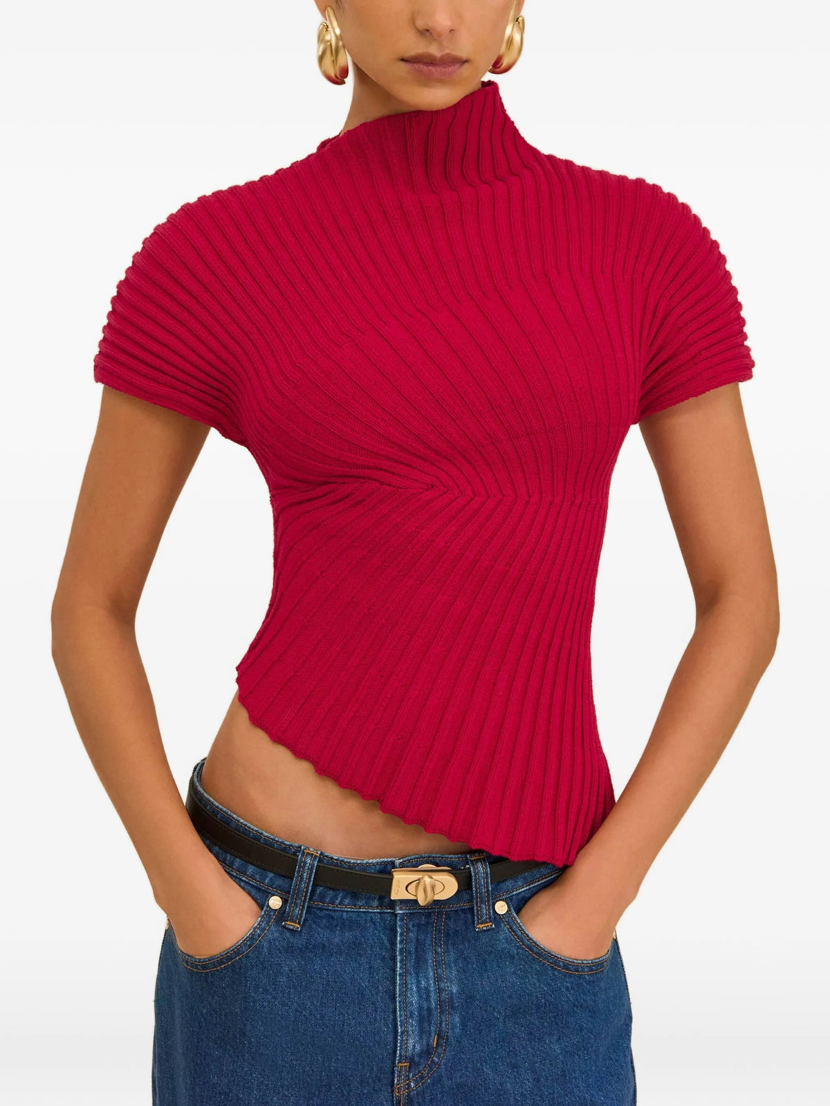 Annemie ribbed top