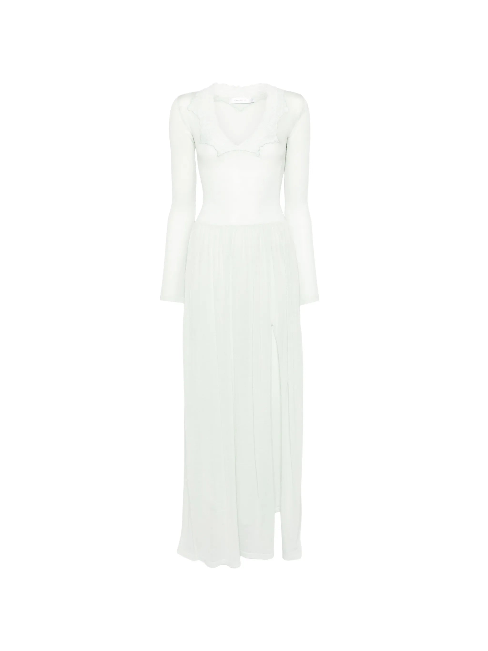 Maris lace-trim maxi dress