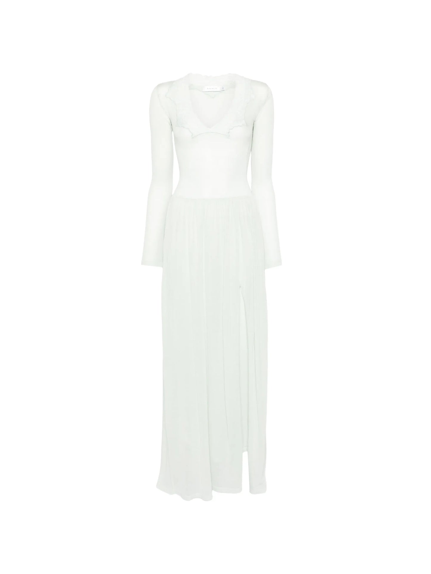 Maris lace-trim maxi dress