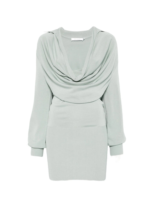Vida cowl-neck dress