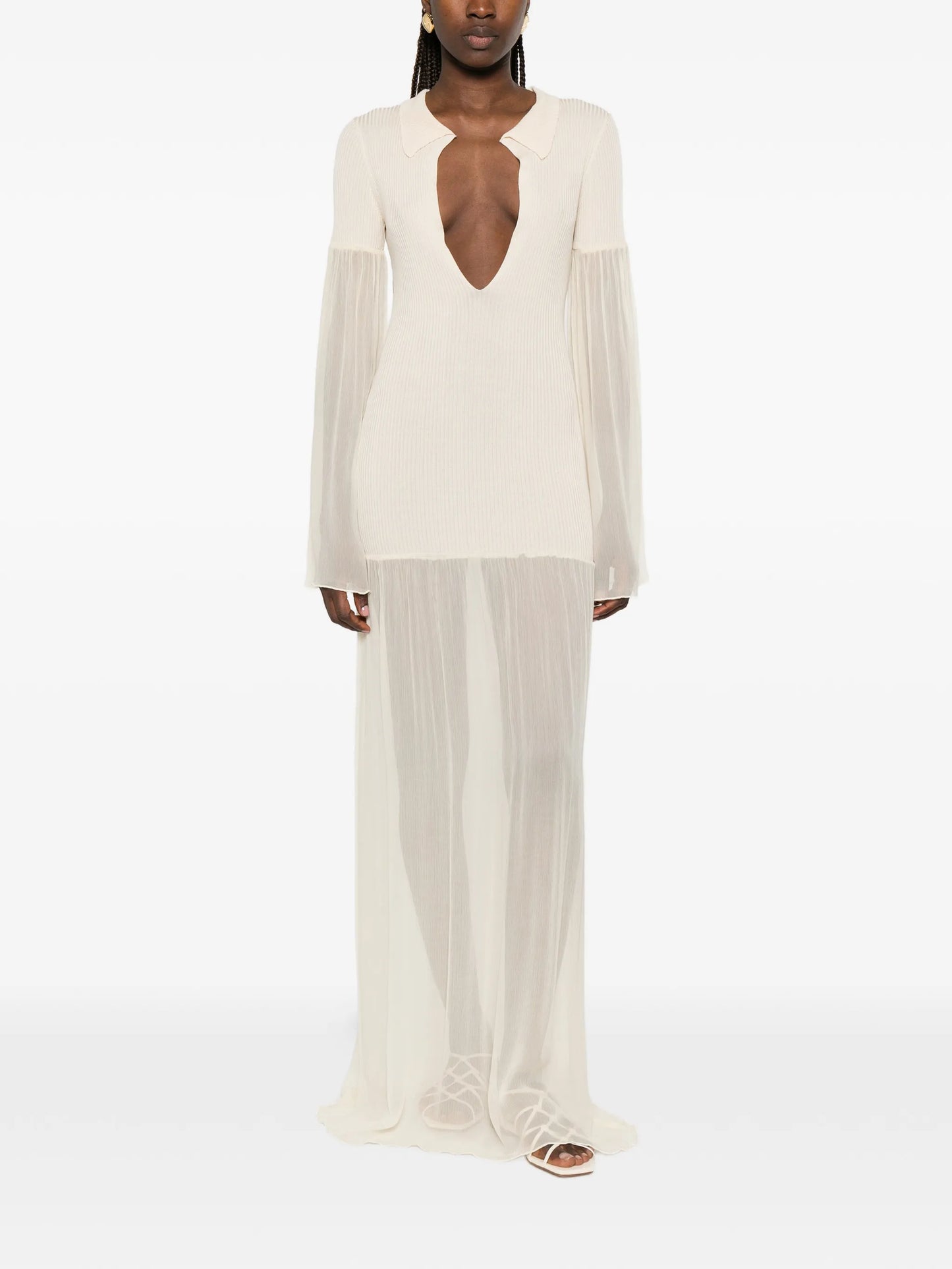 Calla cutout-detail maxi dress