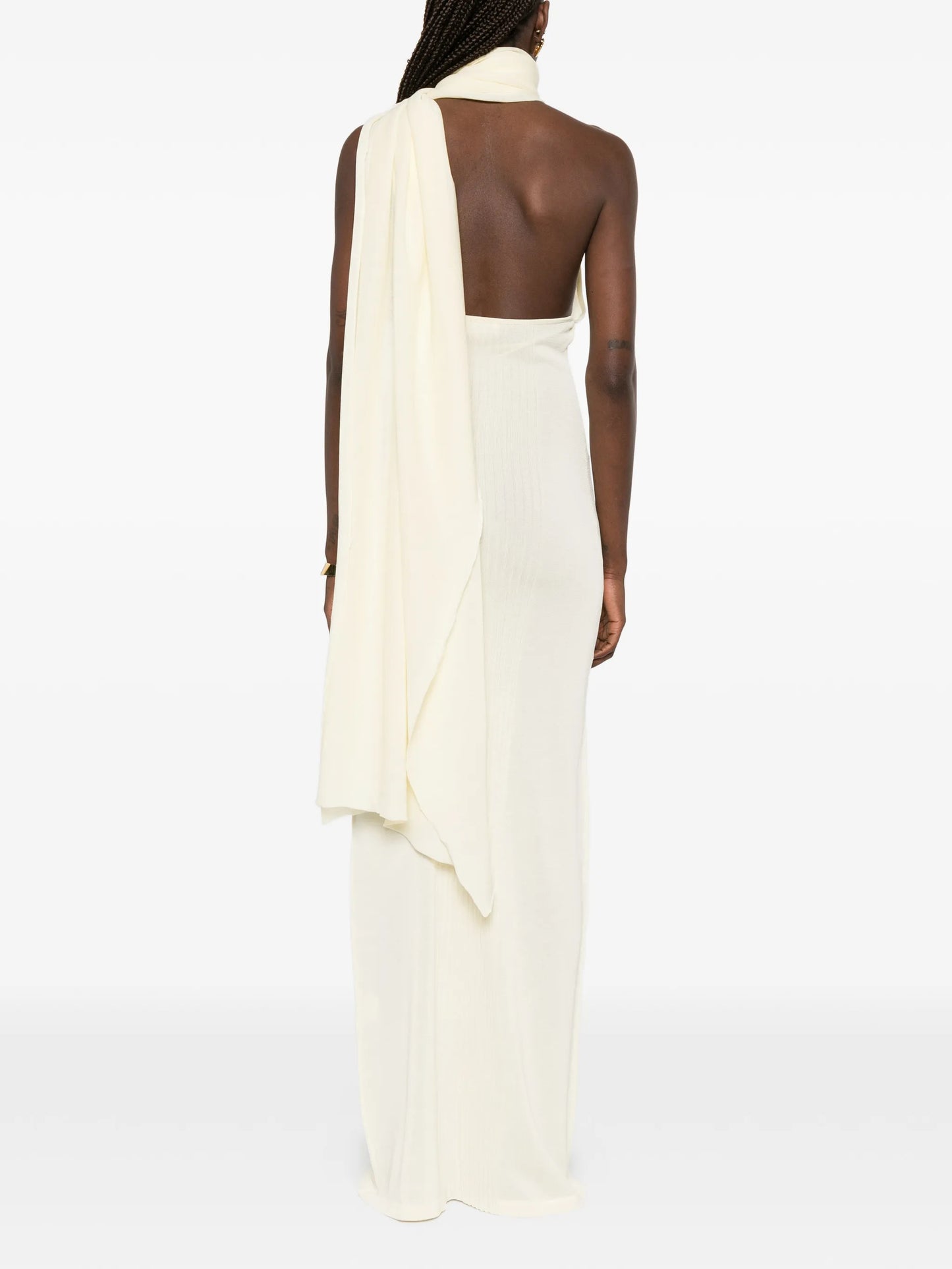 Thea scarf-detail maxi dress