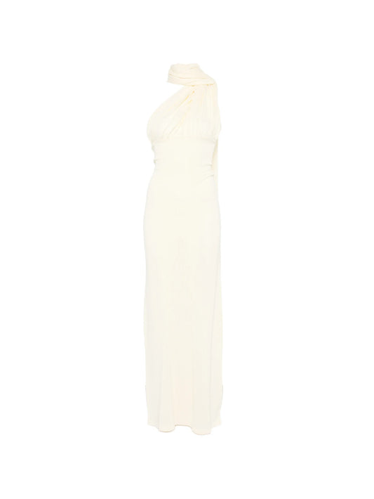 Thea scarf-detail maxi dress