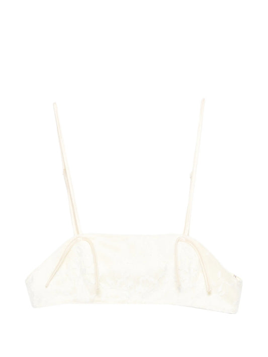 Eteri lace cropped top