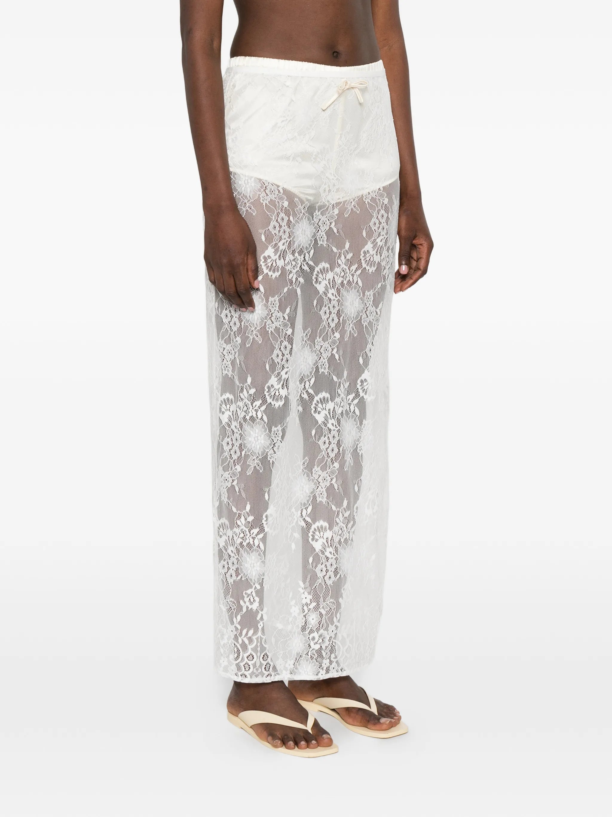 Eteri lace maxi skirt