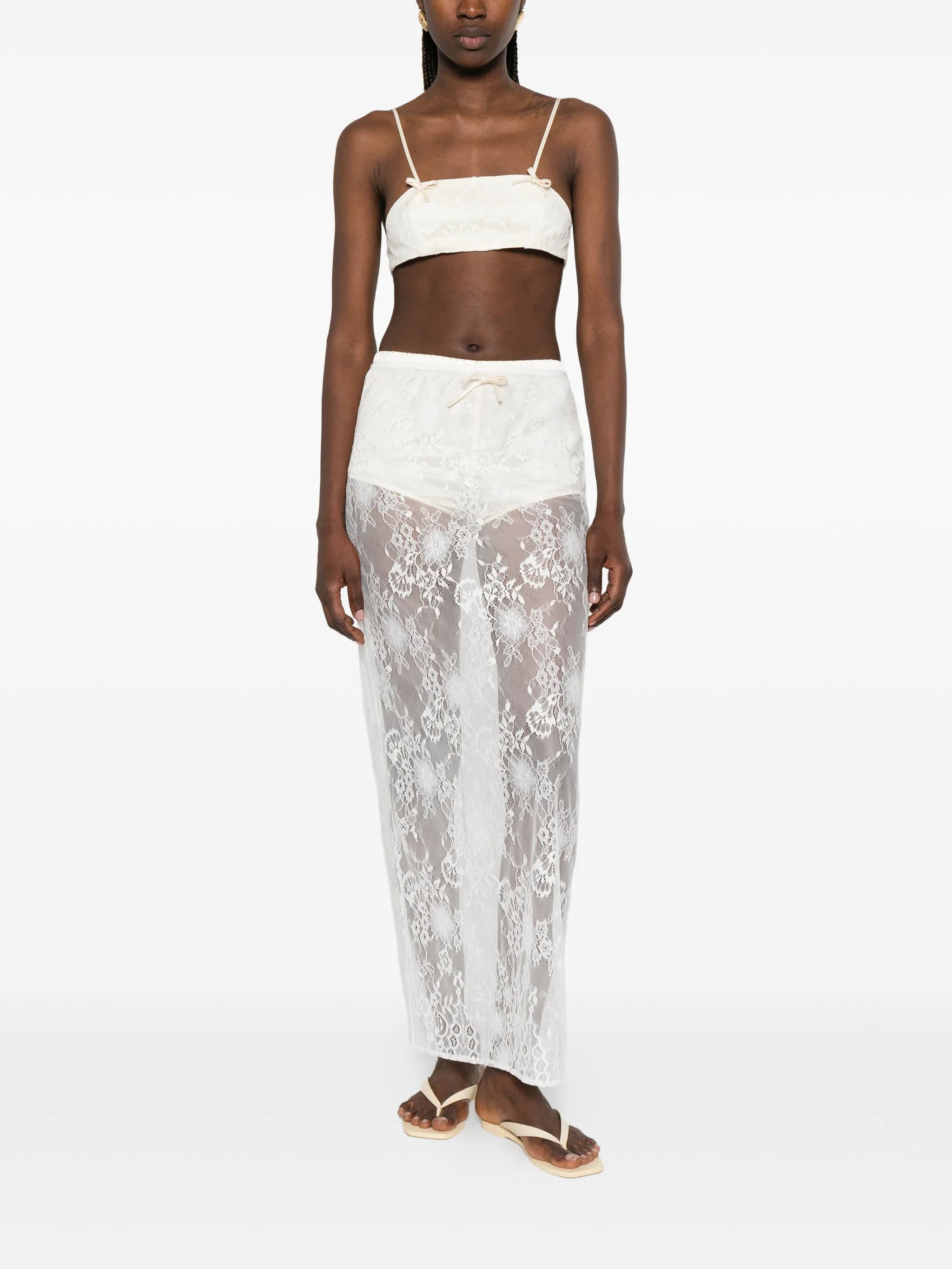Eteri lace maxi skirt