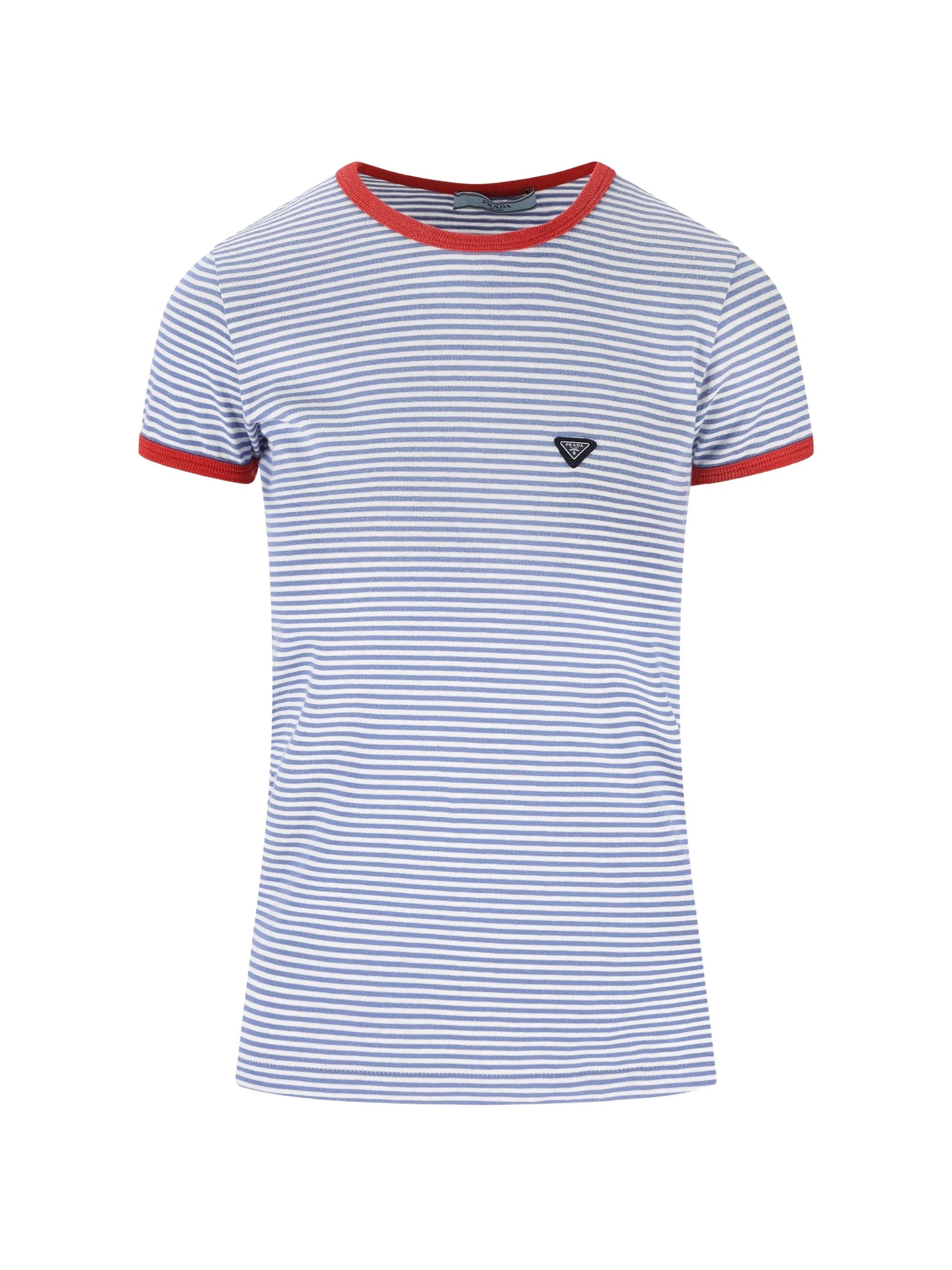 striped logo top
