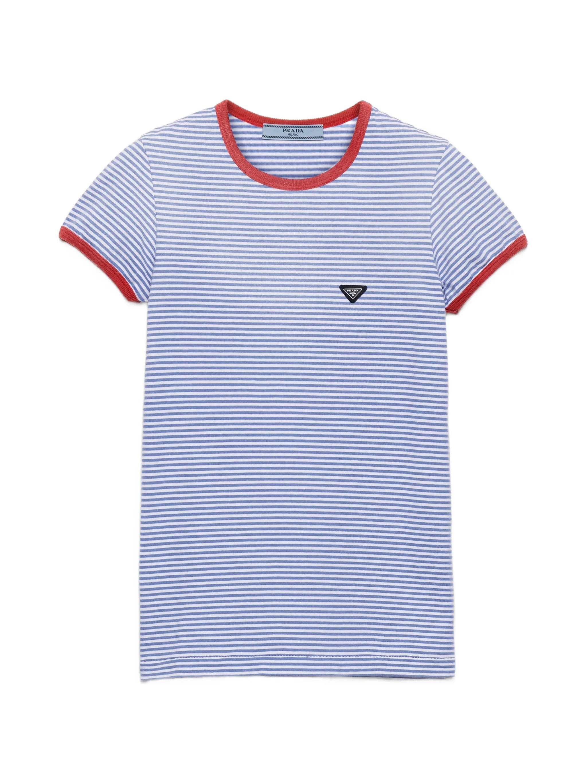 striped jersey T-shirt