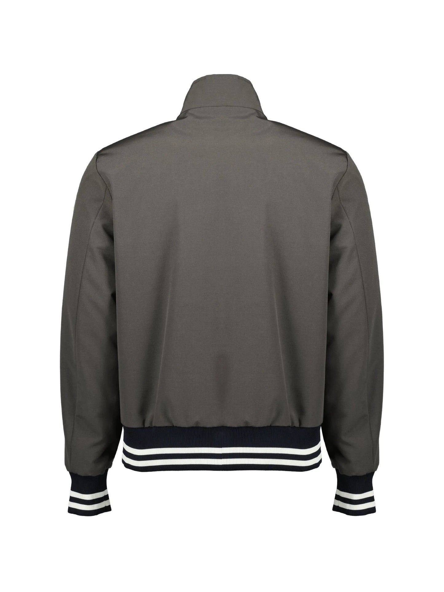 reversible zipped bomber jacket