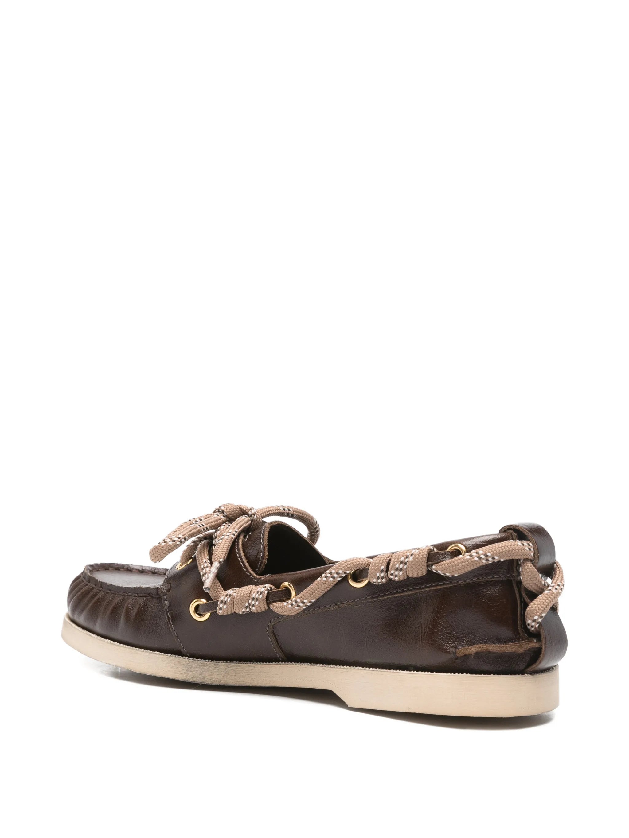 Cruise loafers in glossy dark brown leather